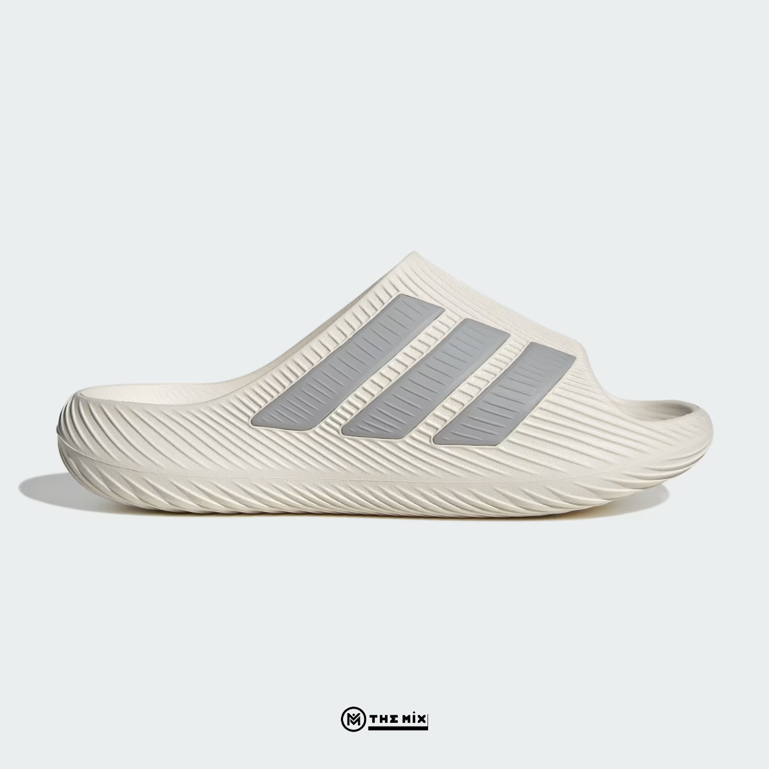Adidas Men Slides Purechill Off White Grey Two, Adidas Purechill KH6417, dép adidas nam chính hãng, adidas slides off white, dép adidas mới ra mắt Việt Nam