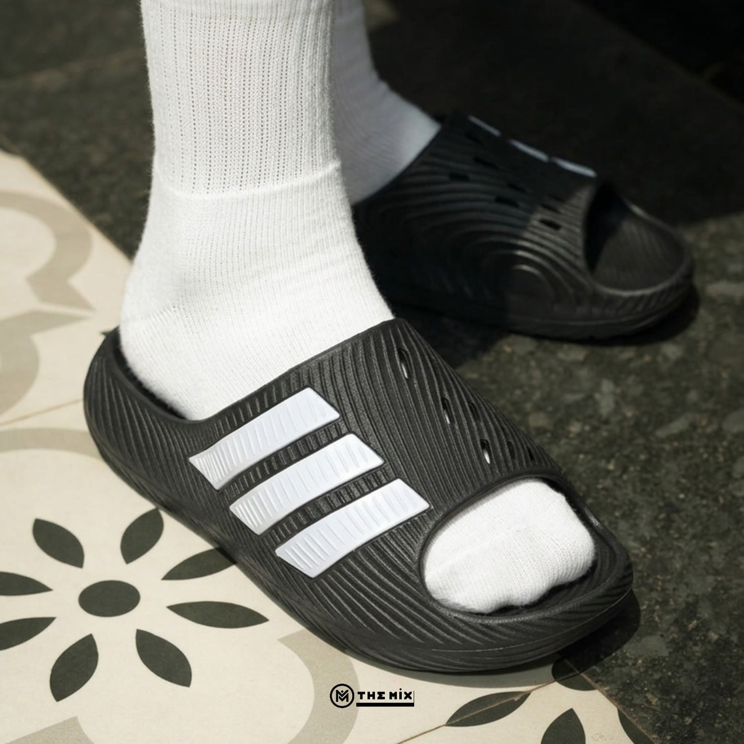 Adidas Purechill Đen Sọc Trắng KH6414 Chính Hãng