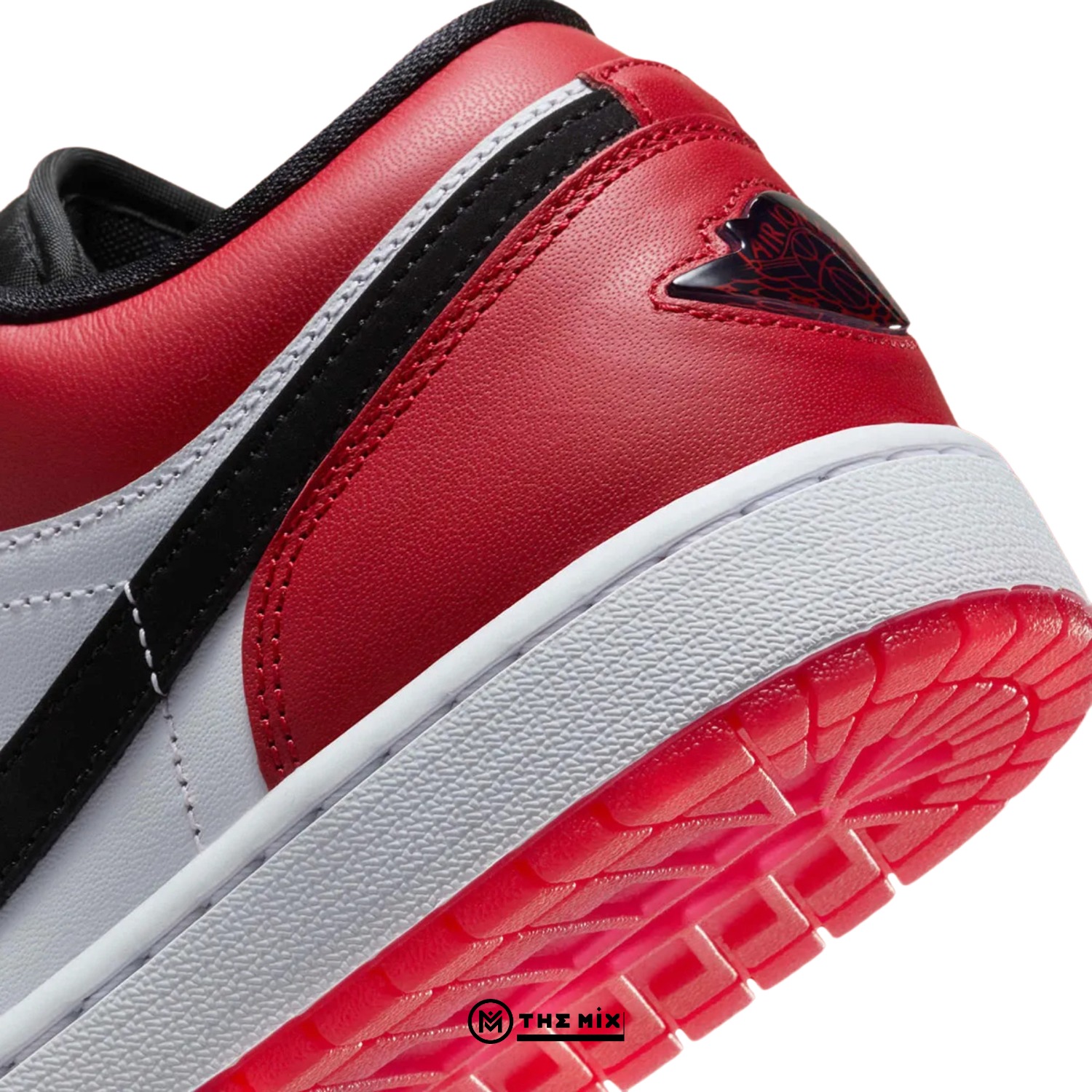 Air Jordan 1 Low Black Toe New, Jordan 1 Low Black Toe, IB8971-106, Jordan special box, upgraded leather Jordan 1 Low, Jordan heel logo, Black Toe Jordan Low