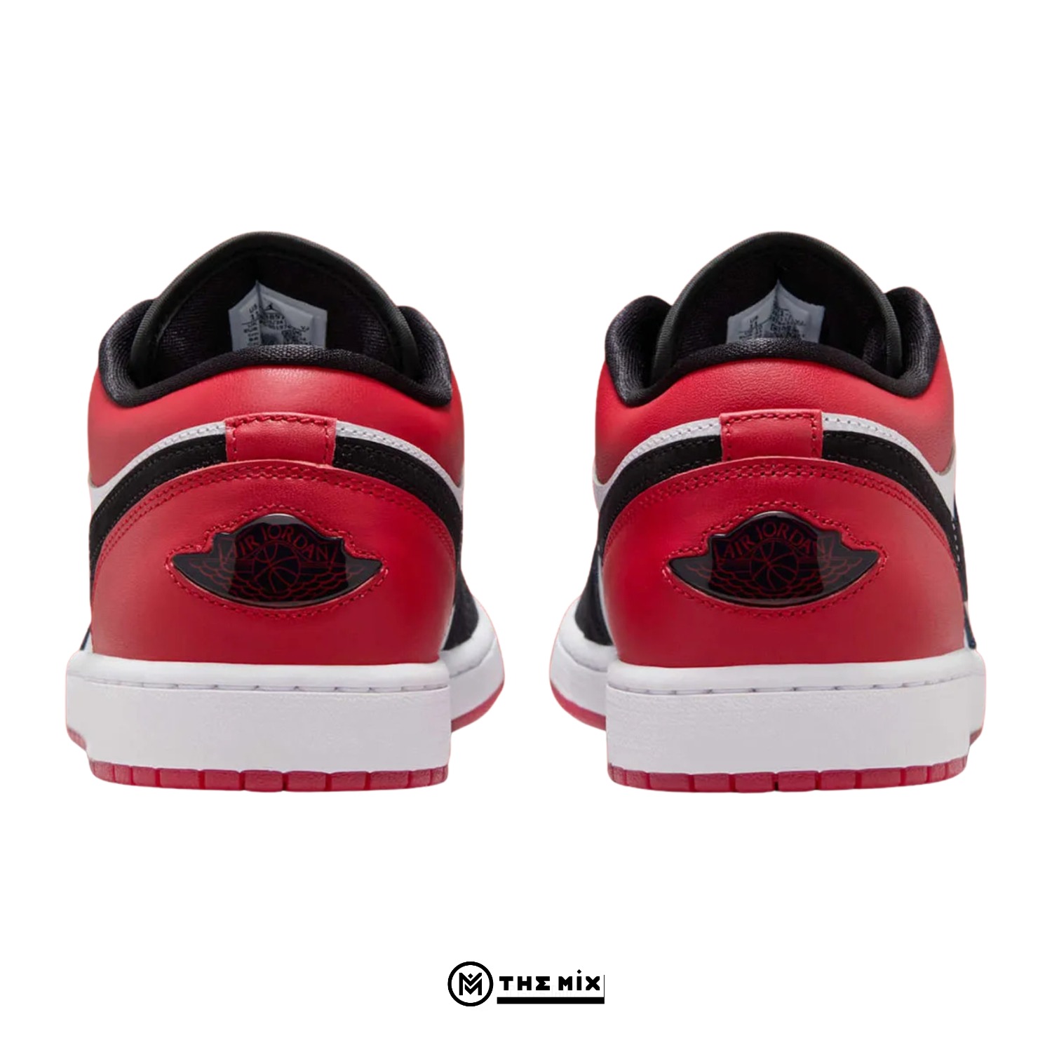 Air Jordan 1 Low Black Toe New, Jordan 1 Low Black Toe, IB8971-106, Jordan special box, upgraded leather Jordan 1 Low, Jordan heel logo, Black Toe Jordan Low