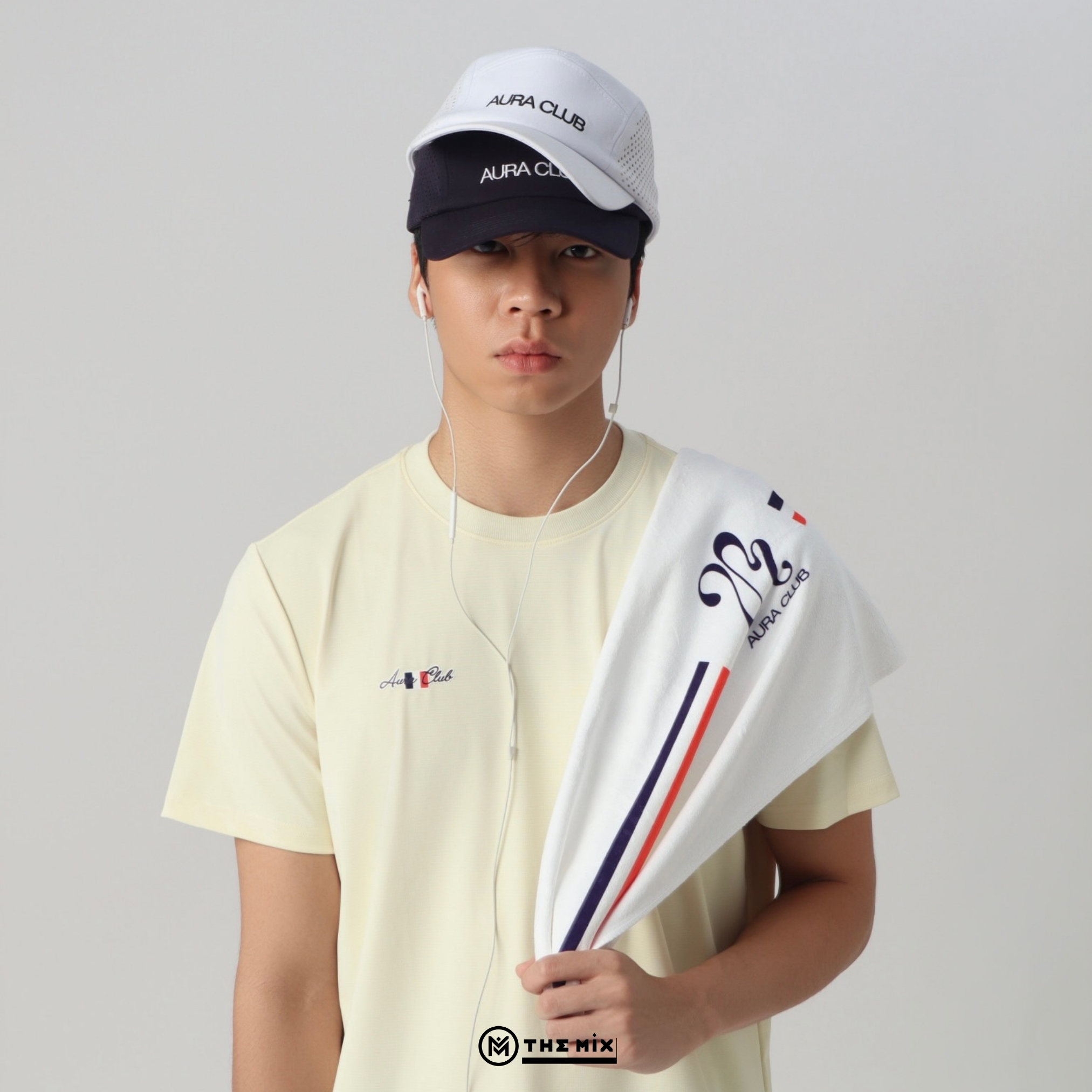Áo Aura Club Active Tee - Beige