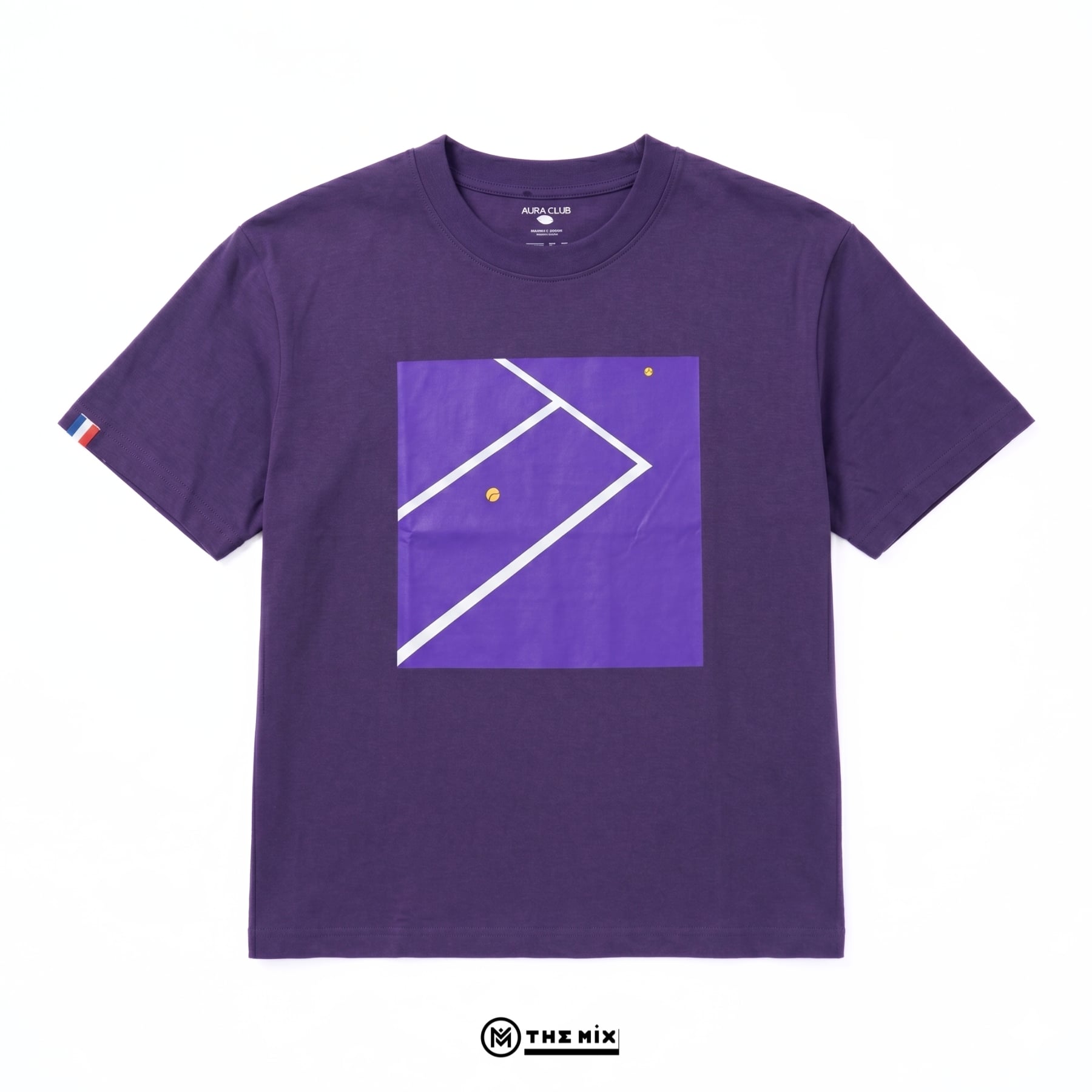 Áo Aura Club Baseline Boxy Tee - Tím
