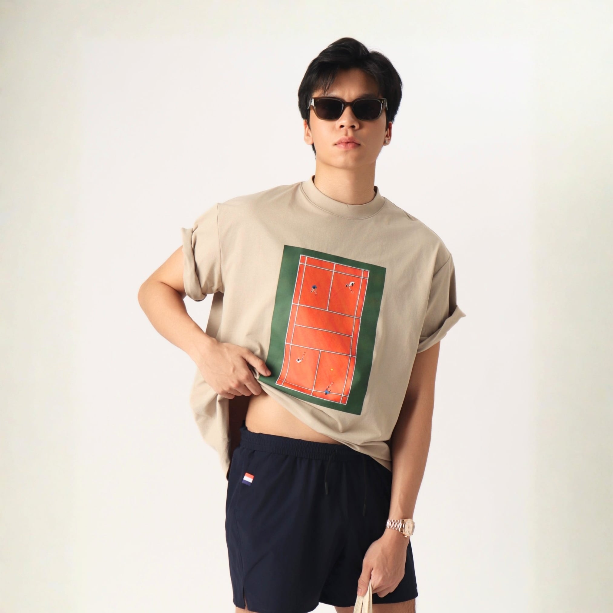 Áo Aura Club On Court - Beige