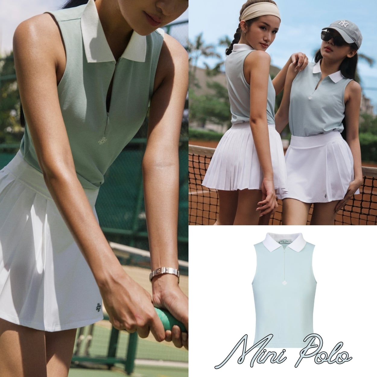 Áo thể thao nữ MINI POLO Lily - PicknMix Sportwear