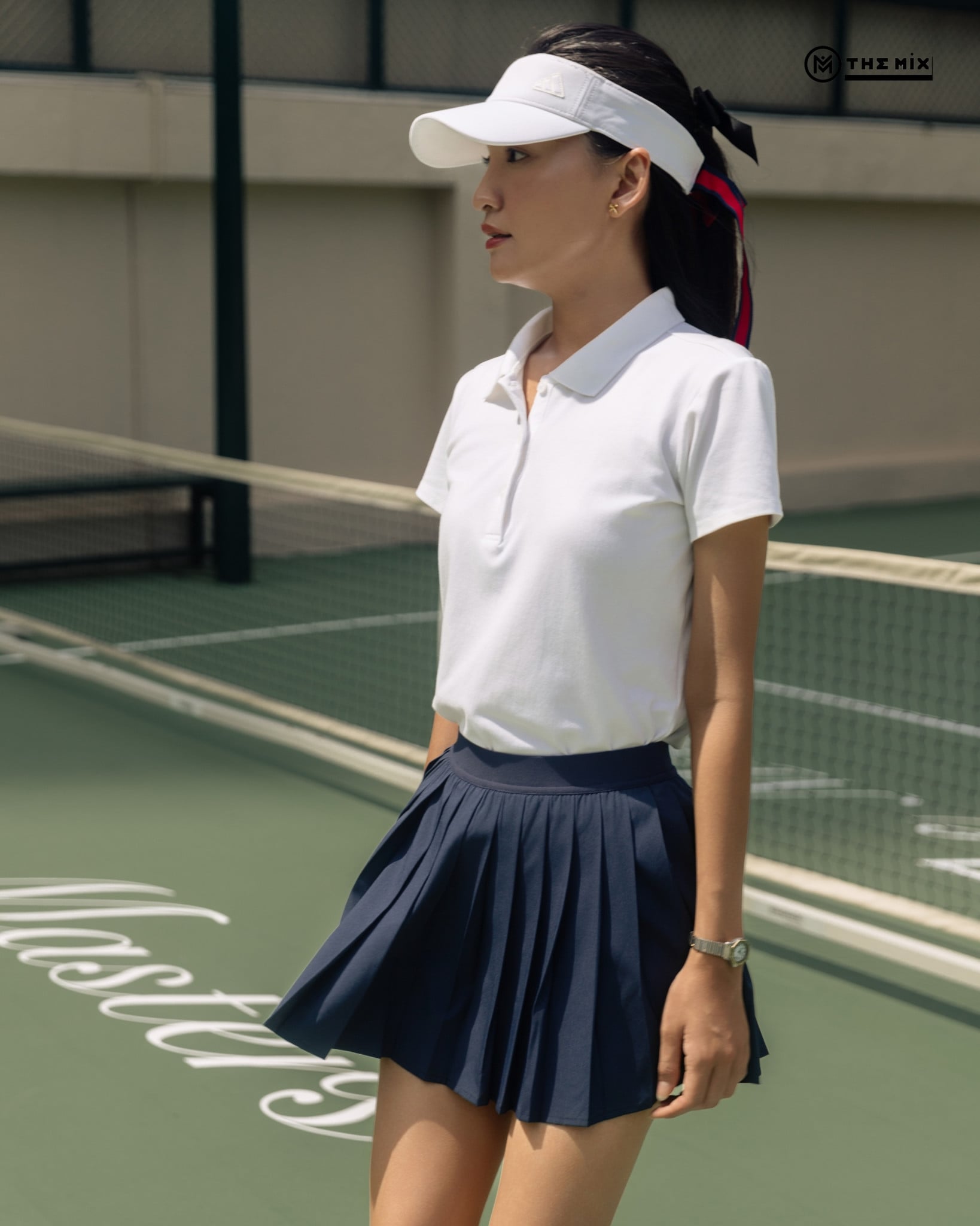 Áo Thể Thao Polo Nữ Màu Trắng - PicknMix Sportwear
