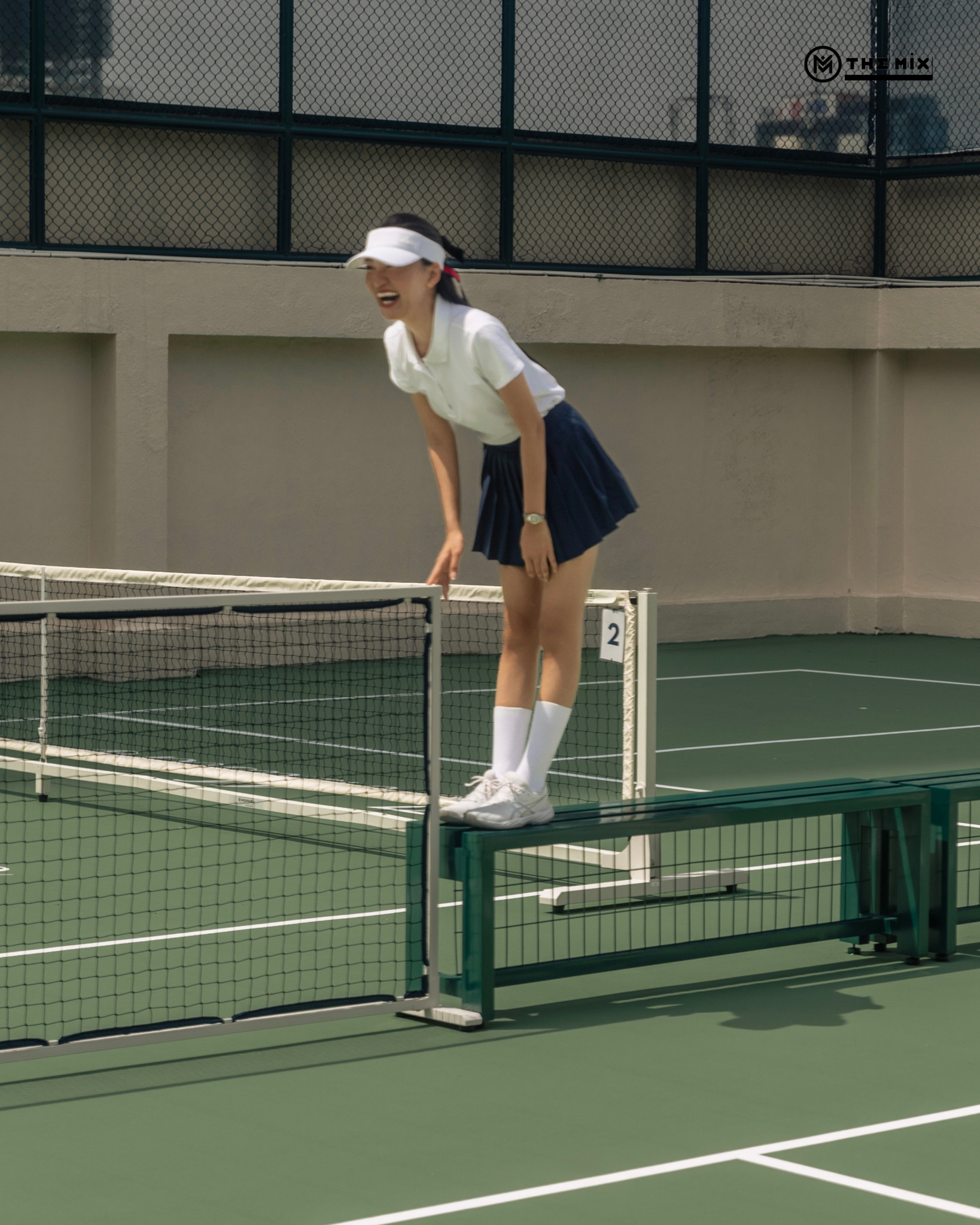 Áo Thể Thao Polo Nữ Màu Trắng - PicknMix Sportwear