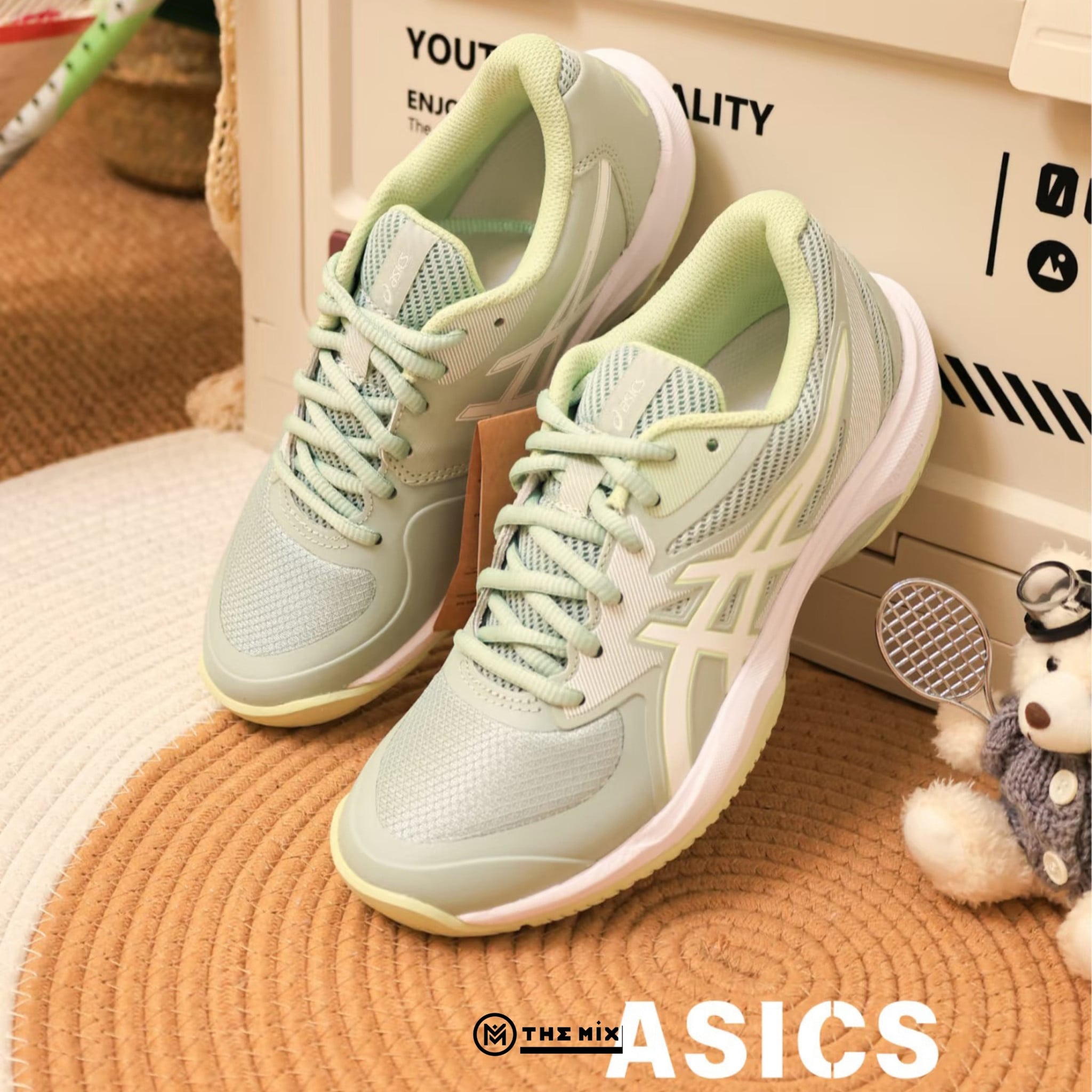 Asics Game FF Lichen Rock White -1042A281-300 Chính Hãng