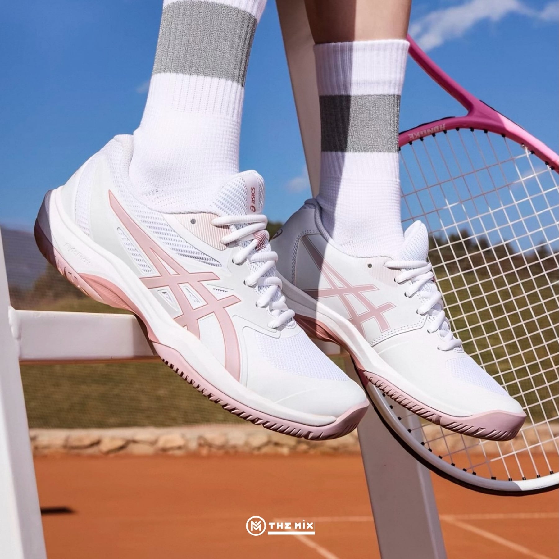 Asics Gel Game FF White Morganite - 1042A281-103 Giày Pickleball Chính Hãng - The Mix