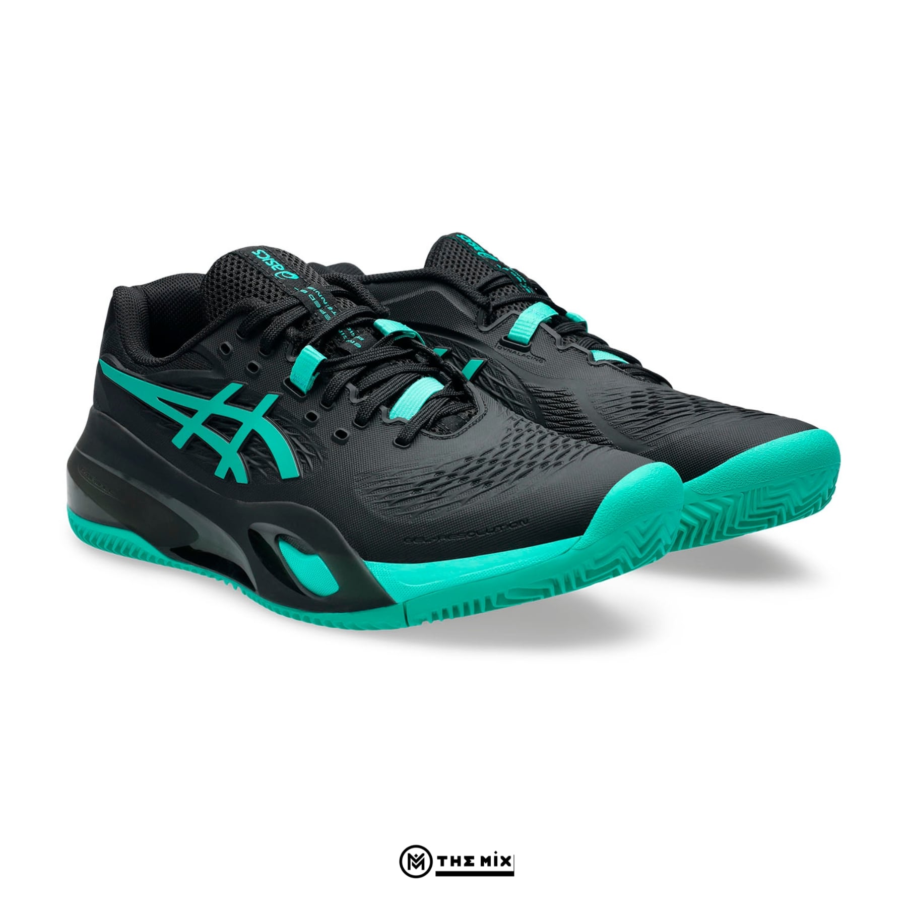 Asics Gel Resolution X Black Aurora Green - 1041A481-003 Chính Hãng