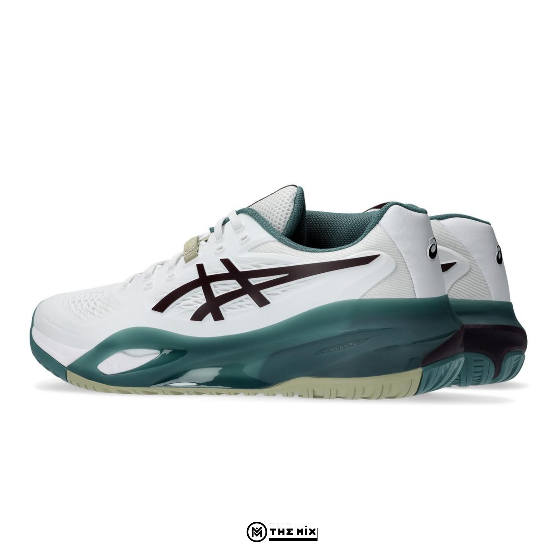 Asics Gel Resolution X White/Dark Aubergine - 1041A481-104 Chính Hãng