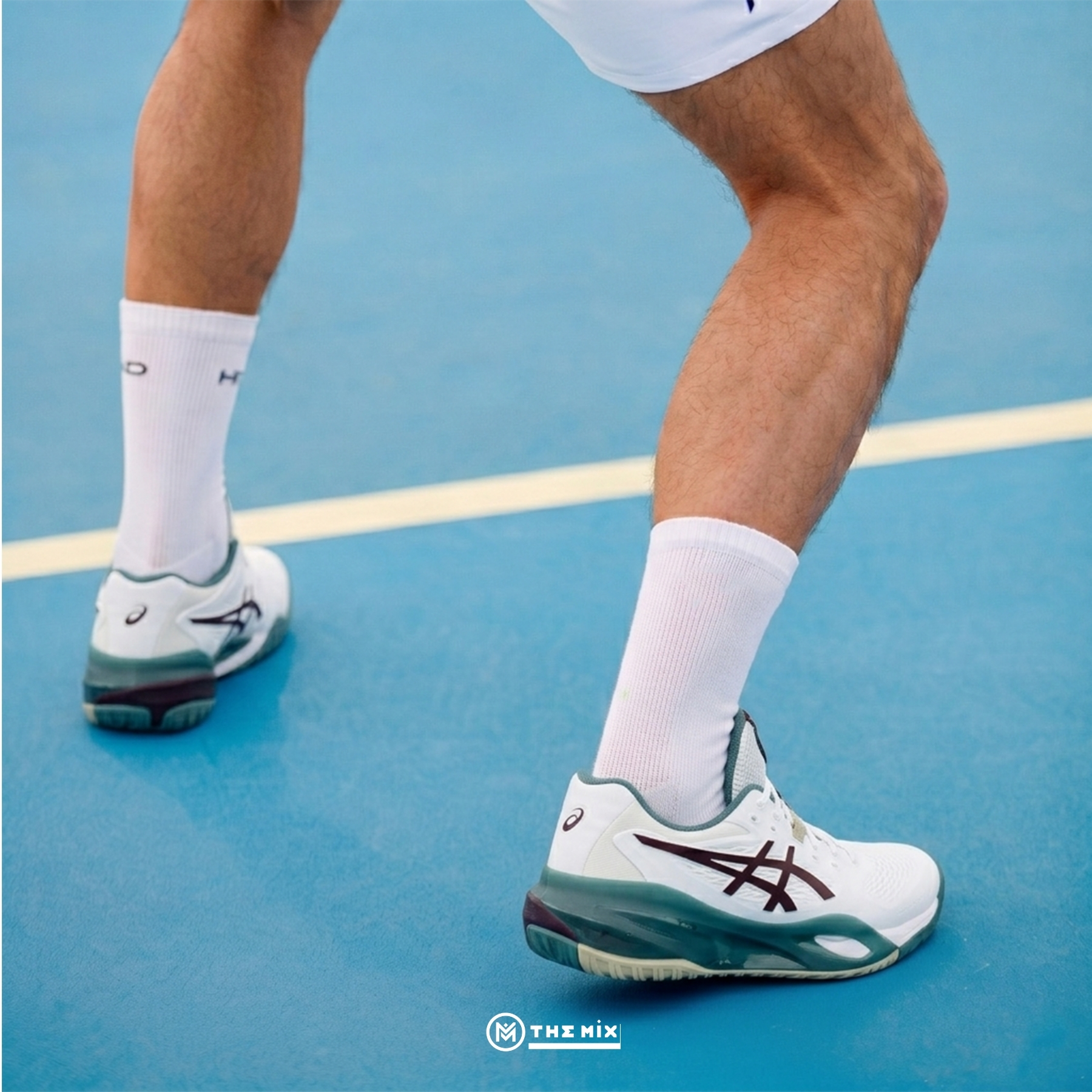 Asics Gel Resolution X White/Dark Aubergine - 1041A481-104 Chính Hãng