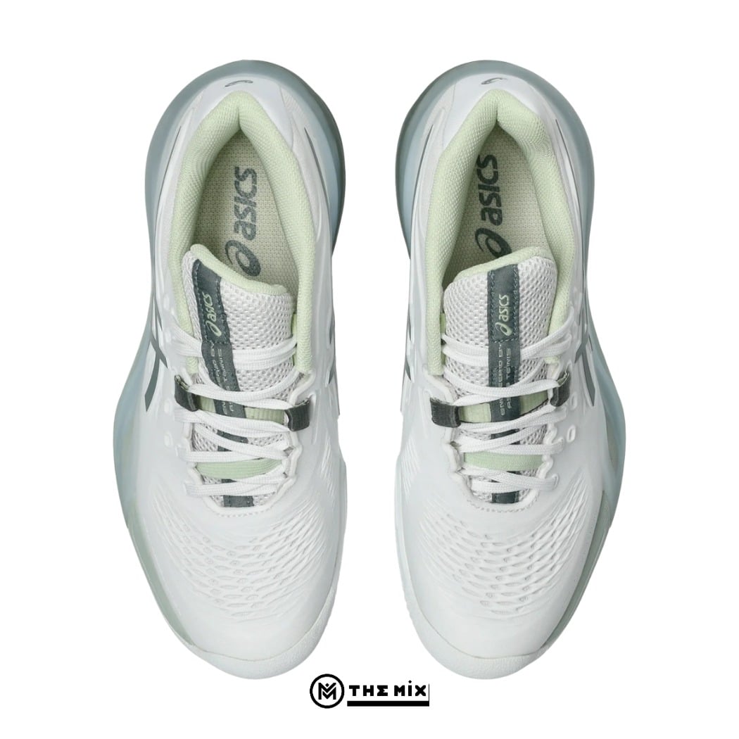 Asics Gel Resolution X White/ Monument Blue - 1042A279-102 Chính Hãng