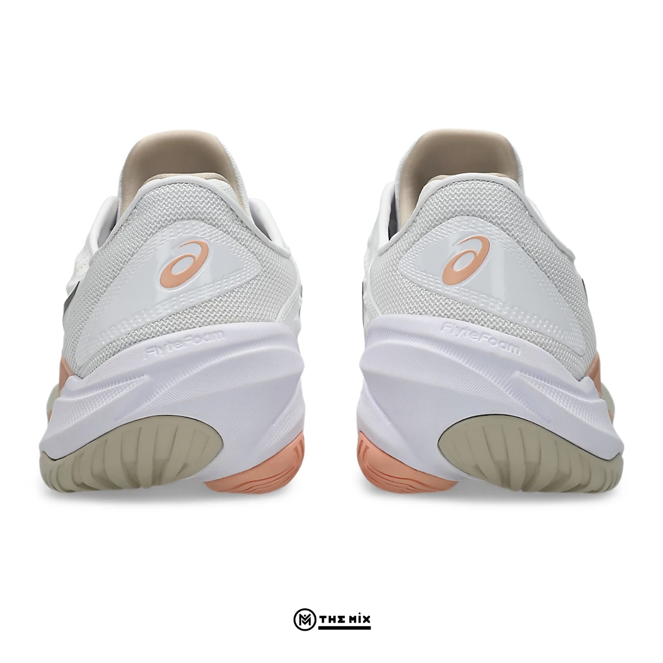 Asics Court FF 3 White Black Coffee, ASICS Court FF 3 1042A220-108, ASICS tennis shoes, FF BLAST tennis shoes, GEL cushioning court shoes, giày tennis ASICS cao cấp