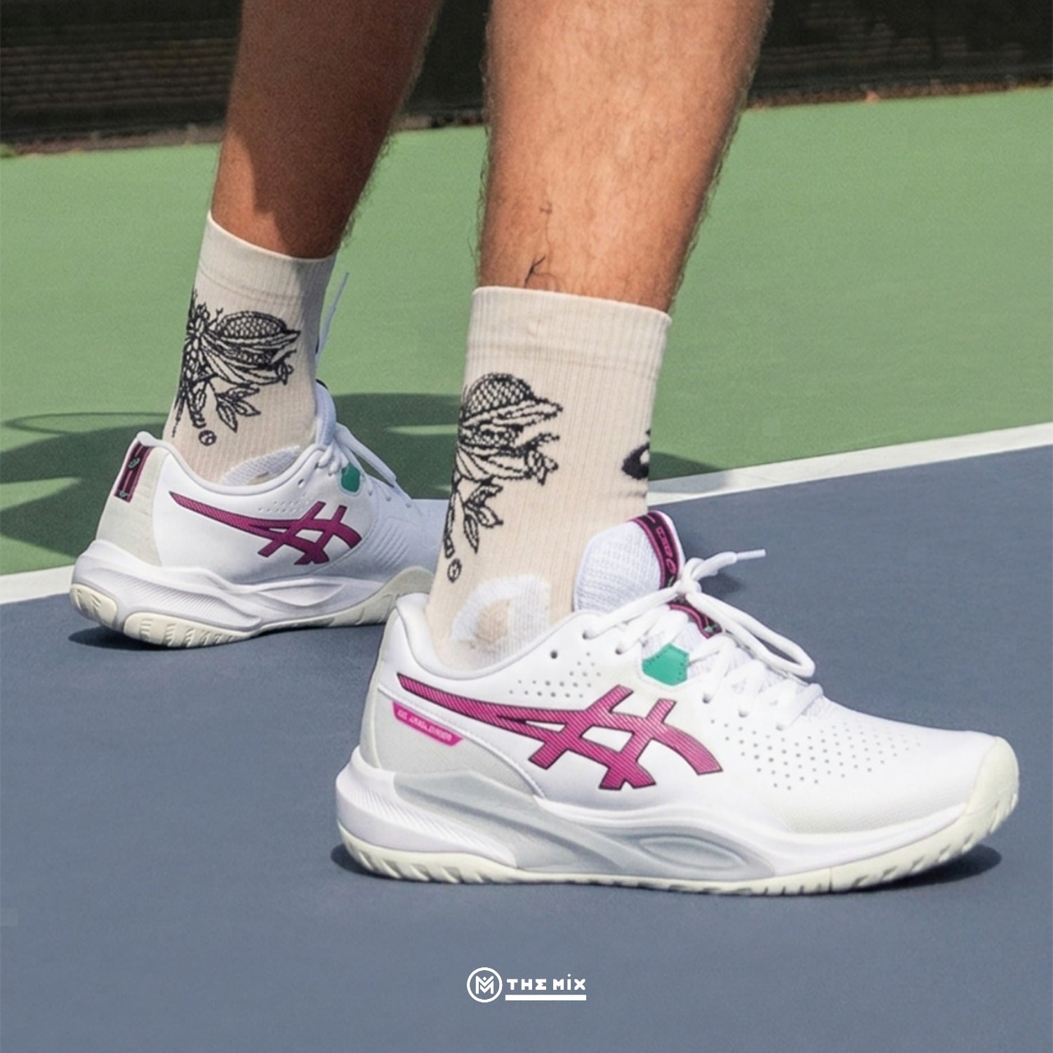 Asics Gel Challenger 15 Digital Sakura, ASICS tennis shoes, 1041A510-102, GEL cushioning, court performance shoes, tennis court shoes, pickleball, giày asics pickleball