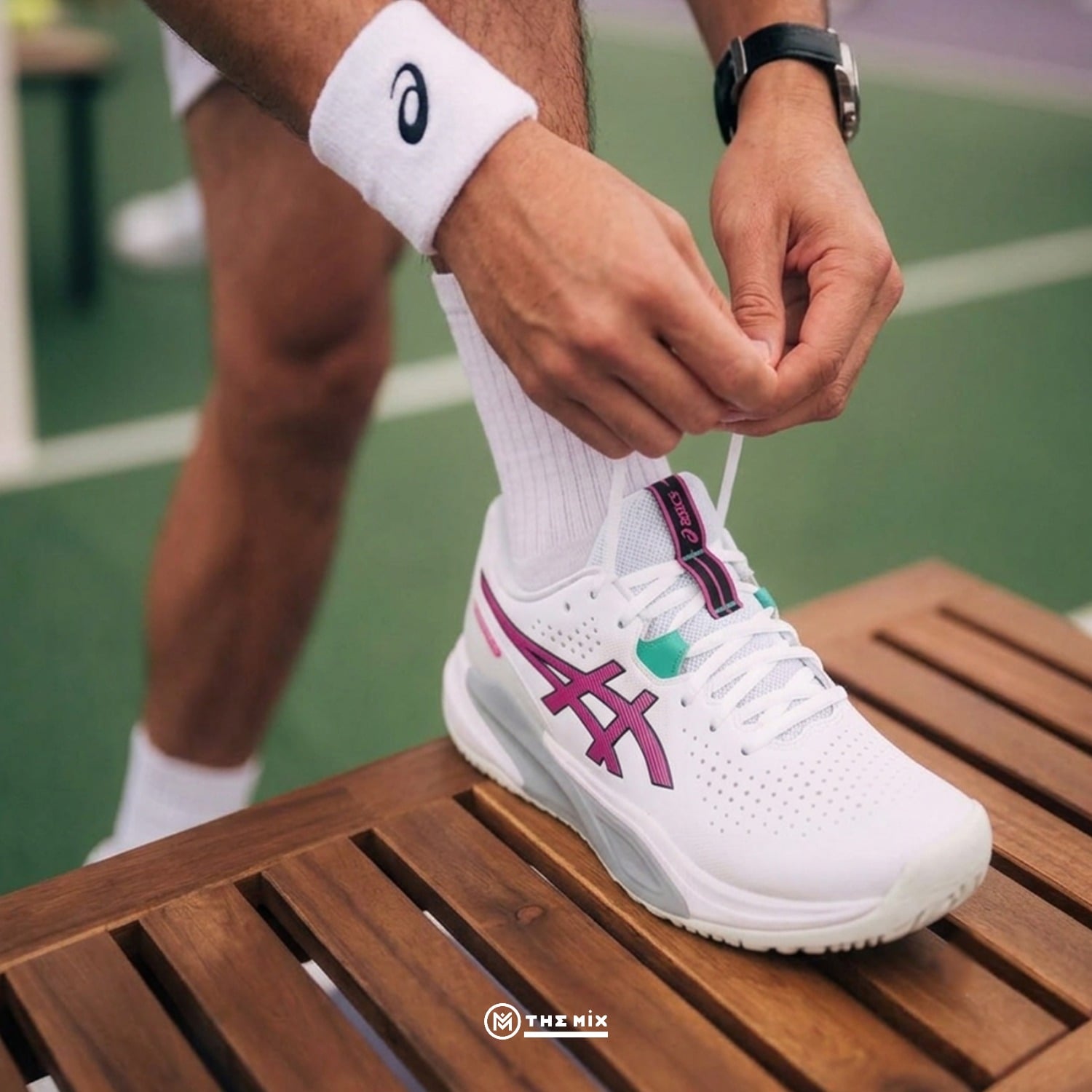 Asics Gel Challenger 15 Digital Sakura, ASICS tennis shoes, 1041A510-102, GEL cushioning, court performance shoes, tennis court shoes, pickleball, giày asics pickleball