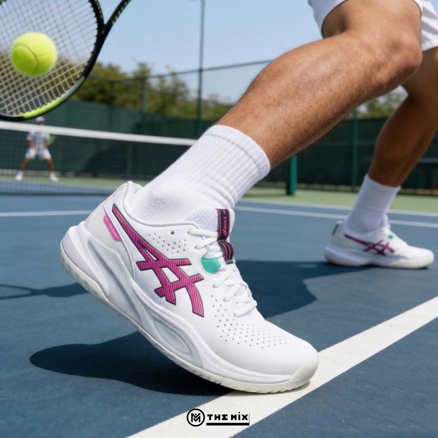 Asics Gel Challenger 15 Digital Sakura, ASICS tennis shoes, 1041A510-102, GEL cushioning, court performance shoes, tennis court shoes, pickleball, giày asics pickleball