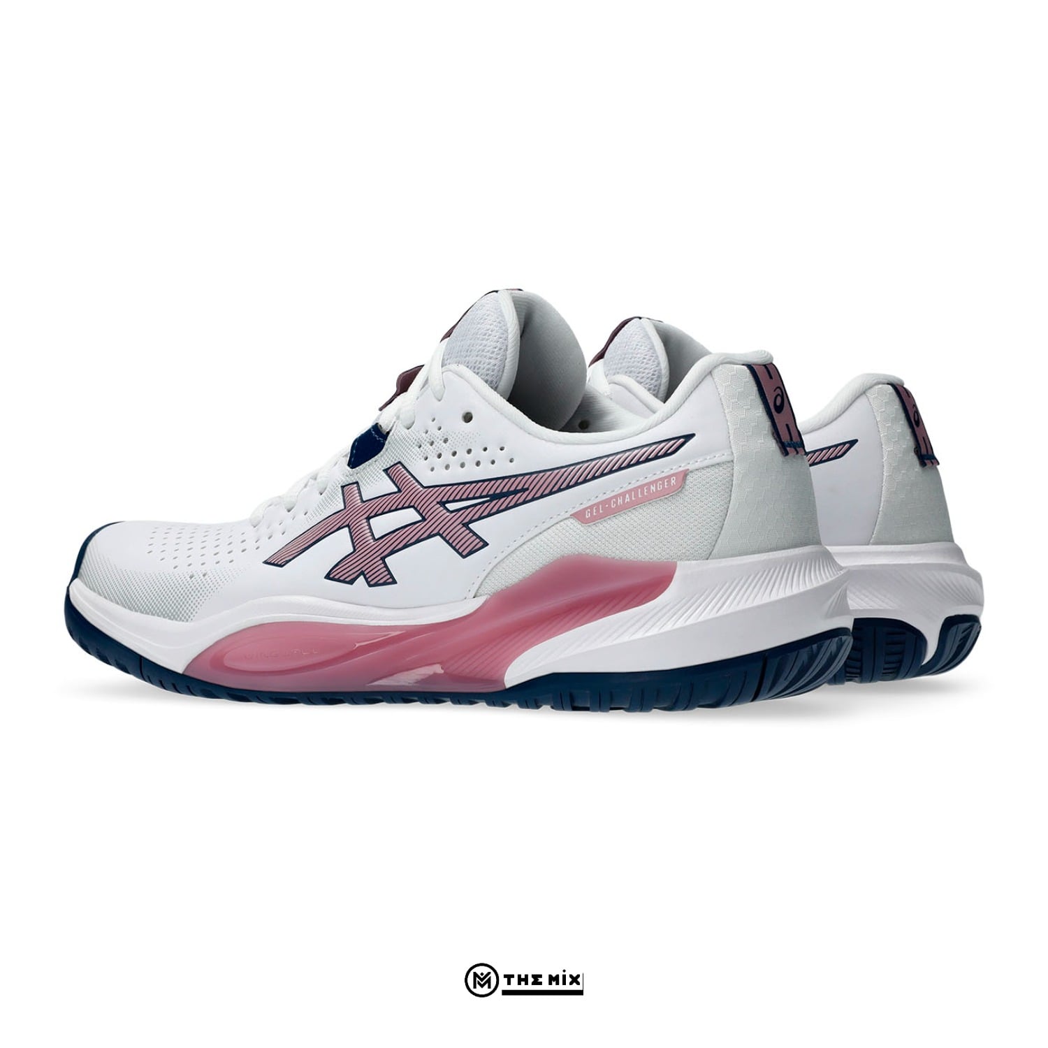 Asics Gel Challenger 15 White Taro Purple, ASICS women tennis shoes, 1042A294-105, GEL cushioning, purple tennis shoes, court performance shoes, asics women pickleball, picklball shoes, giày pickleball nữ