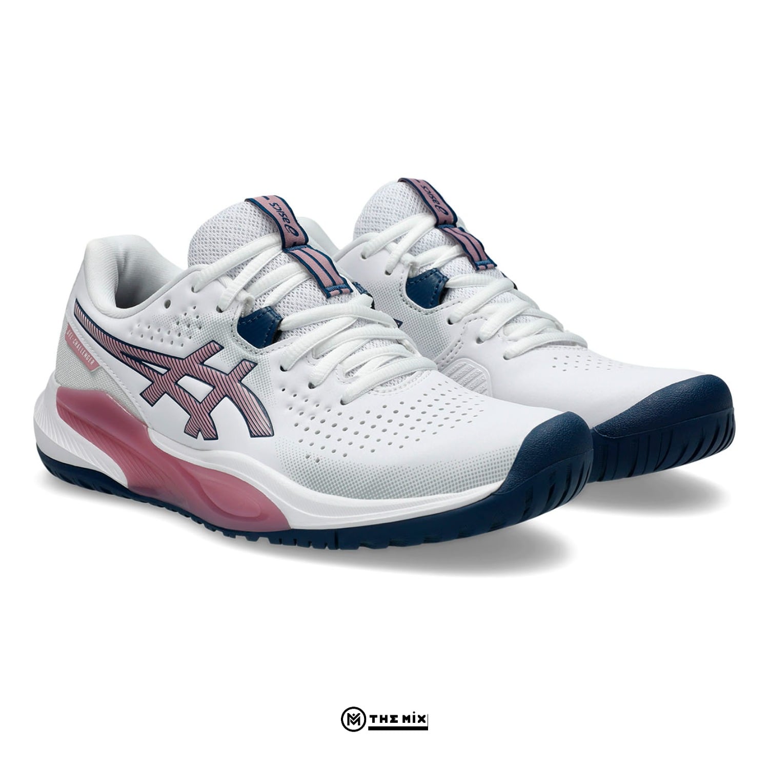 Asics Gel Challenger 15 White Taro Purple, ASICS women tennis shoes, 1042A294-105, GEL cushioning, purple tennis shoes, court performance shoes, asics women pickleball, picklball shoes, giày pickleball nữ