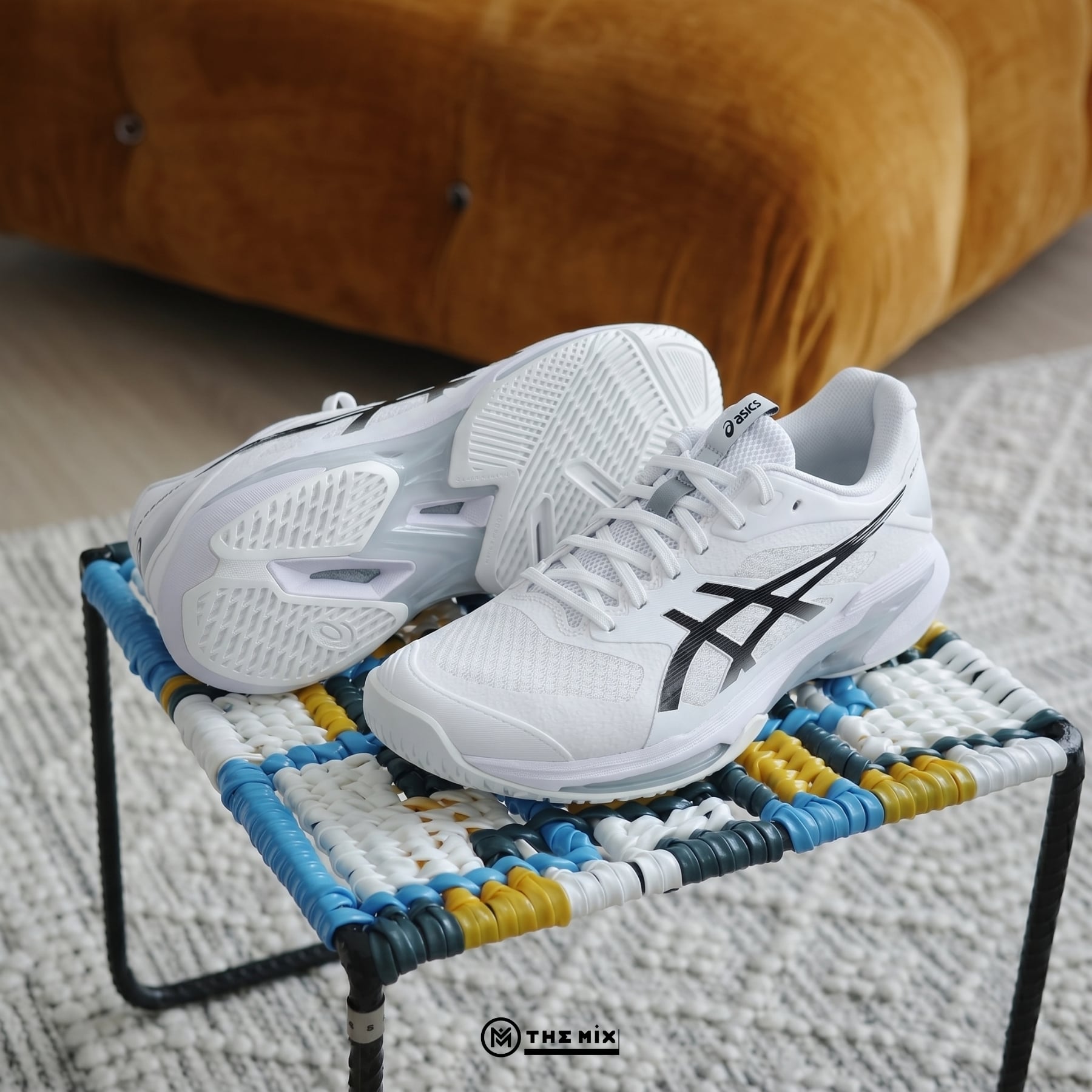 Asics Solution Speed FF 4 'White'  1041A532-100 Giày Pịckleball