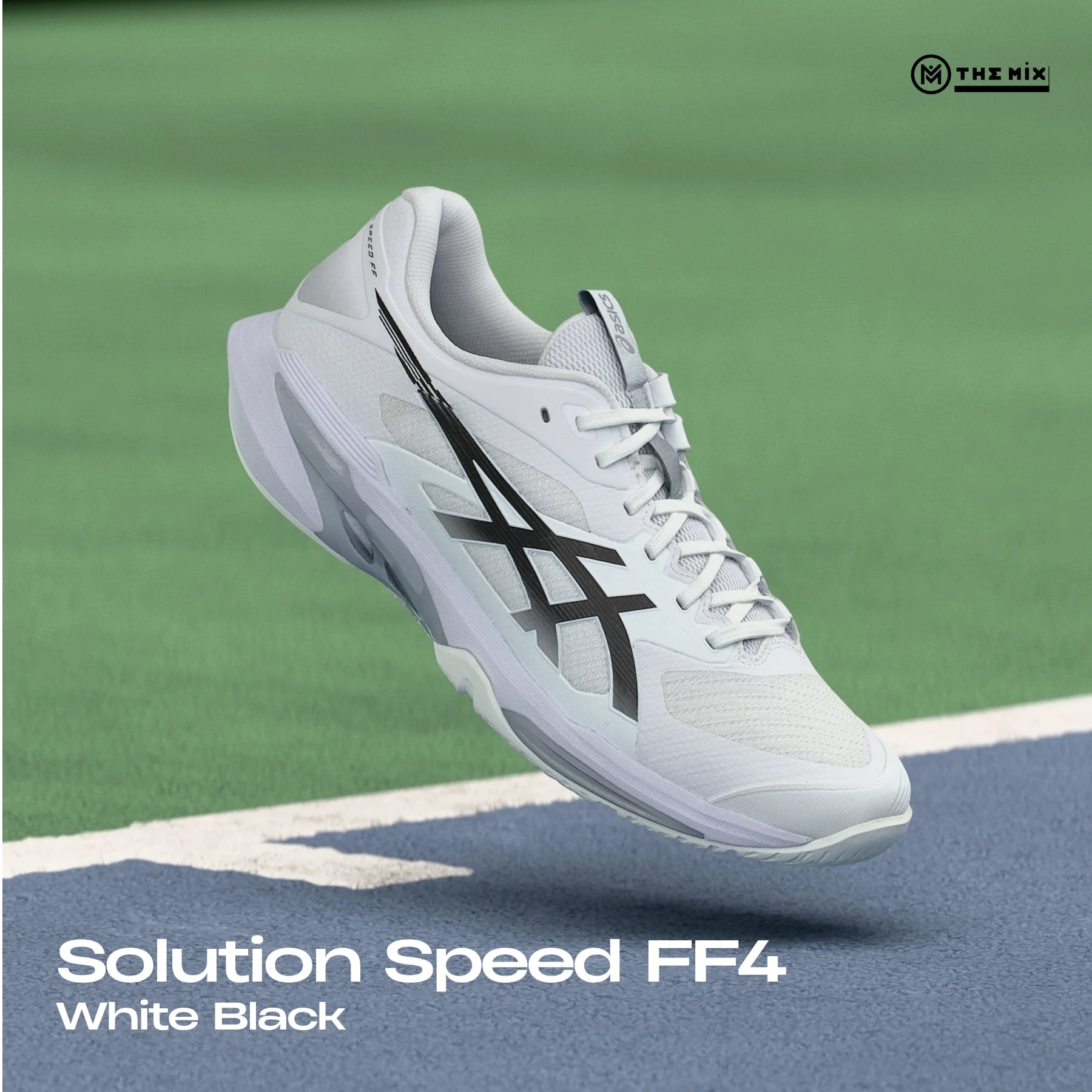 Asics Solution Speed FF 4 'White'  1041A532-100 Giày Pịckleball