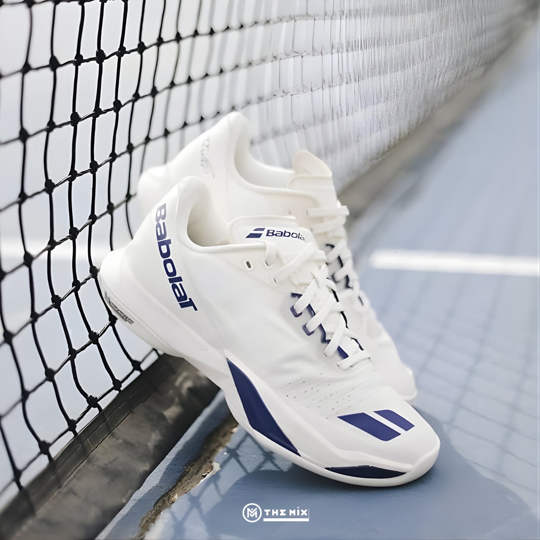 Babolat Jet Mach 4 All Court 'White Blue'
