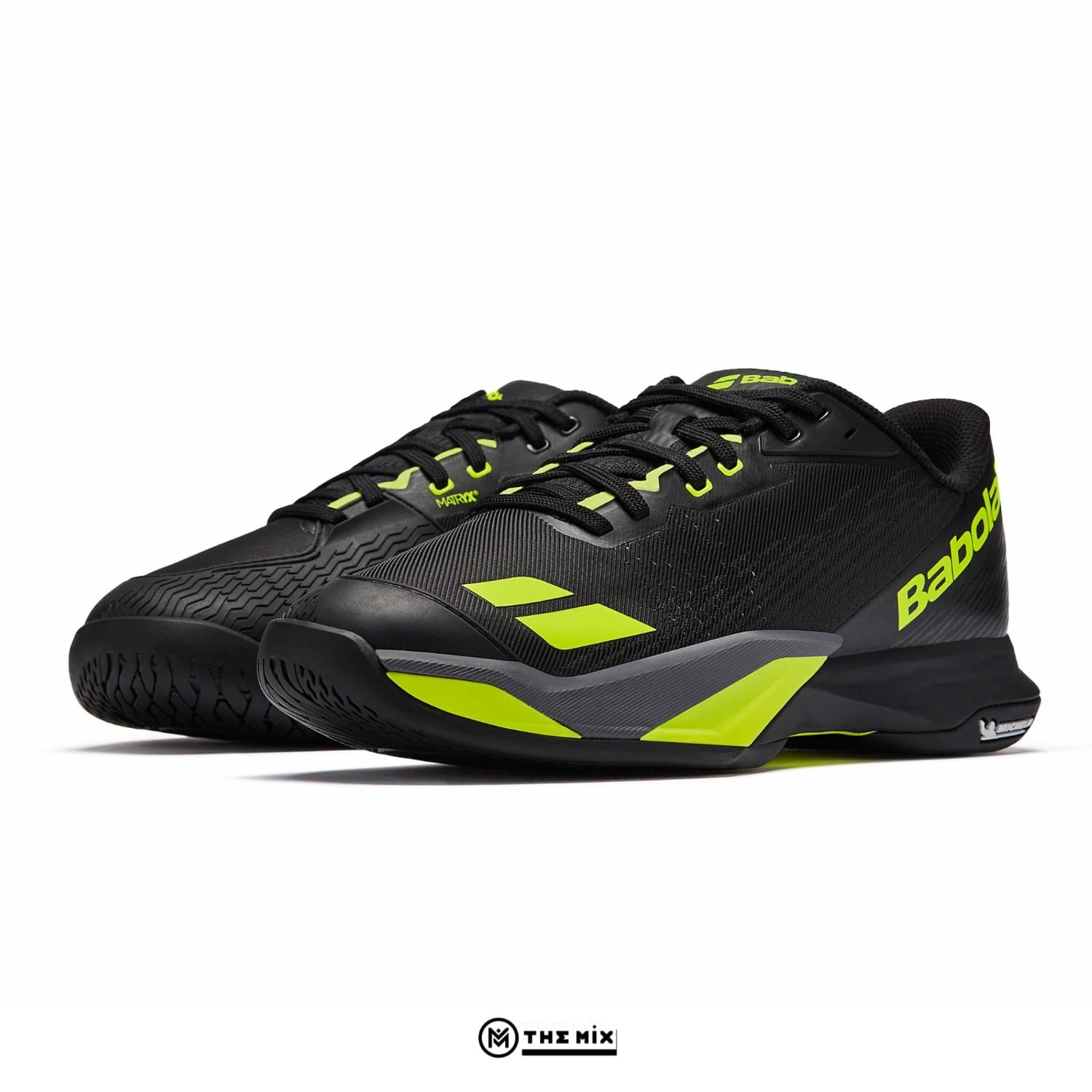 Babolat Jet Mach 4, Black, 30S26629B-2036, tennis shoes, pickleball shoes, court performance