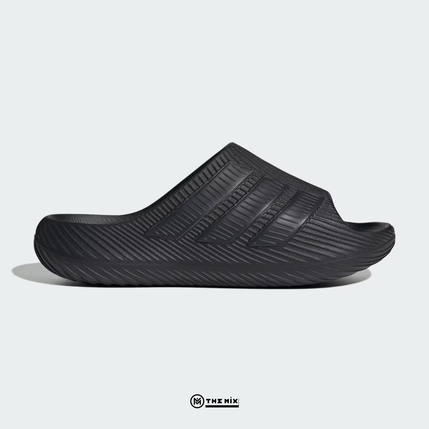 Adidas Purechill Slides All Black, Adidas Purechill KI0055, dép adidas all black, adidas slides chính hãng, dép adidas mới ra mắt Việt Nam, dép adidas đen