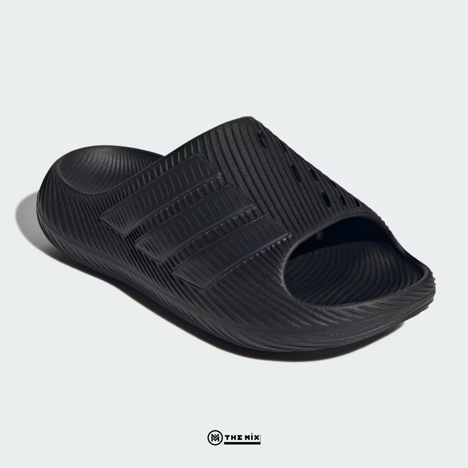 Adidas Purechill Slides All Black, Adidas Purechill KI0055, dép adidas all black, adidas slides chính hãng, dép adidas mới ra mắt Việt Nam, dép adidas đen