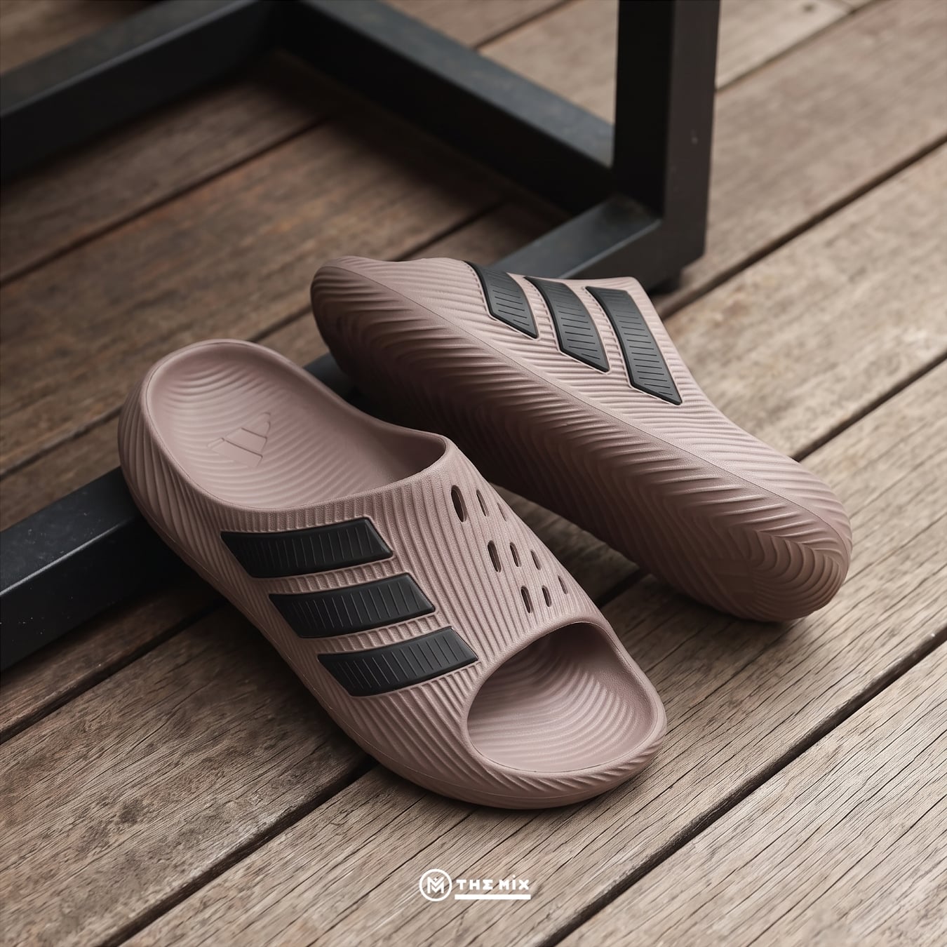 Dép Adidas Purechill Slides Trace Brown Black, Adidas KH6415, dép adidas chính hãng, Adidas slides Trace Brown Black, dép quai ngang Adidas, Adidas lifestyle sandals
