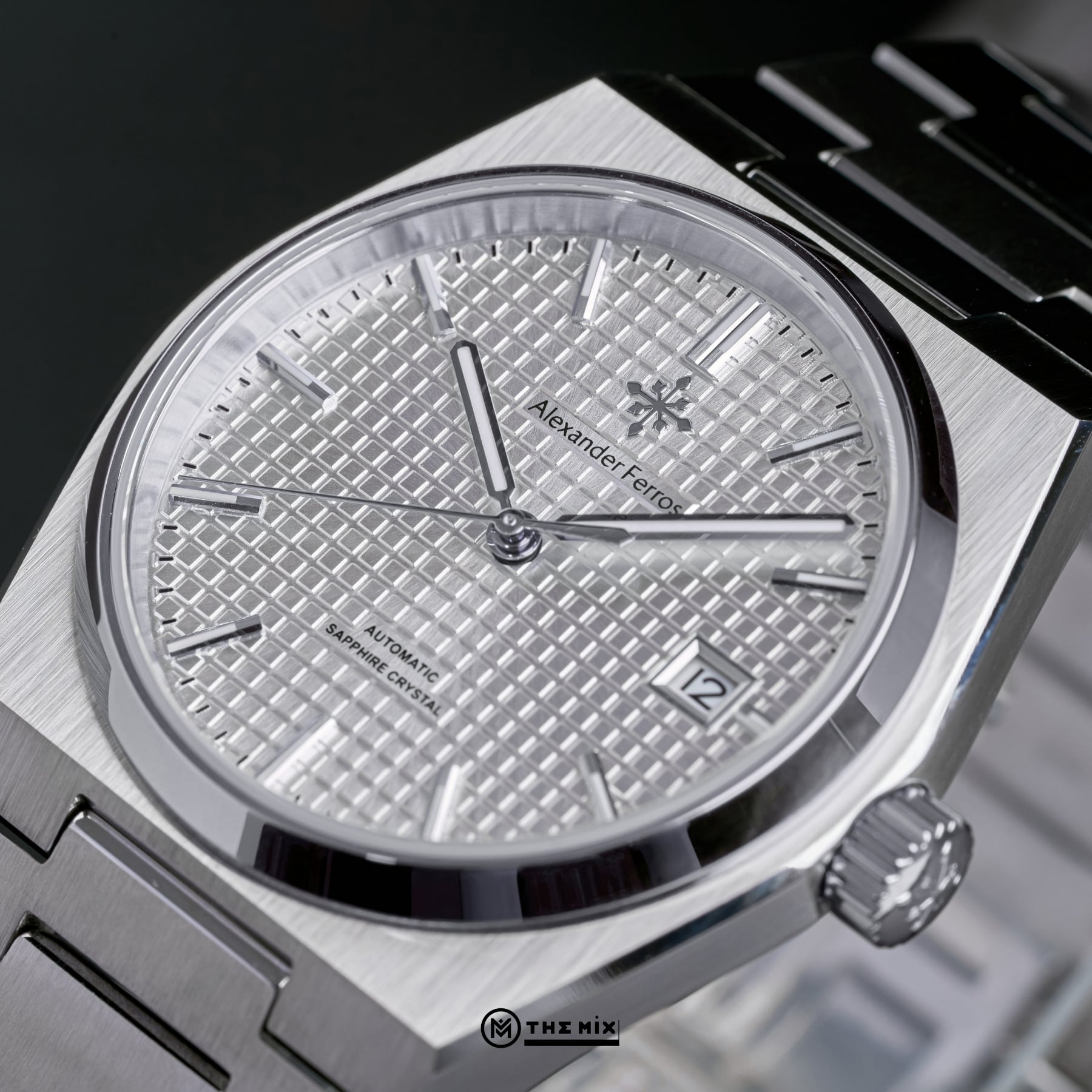 Đồng Hồ 5052S/02 Guilloché Silver 40mm - Alexander Ferros