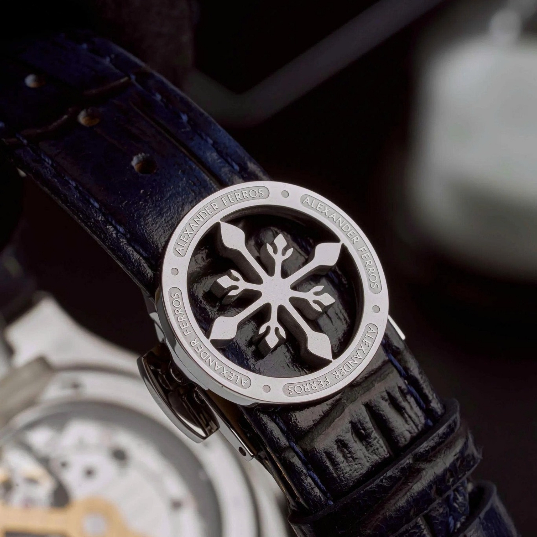 Đồng Hồ 6312S/05 Navy Silver 40mm - Alexander Ferros