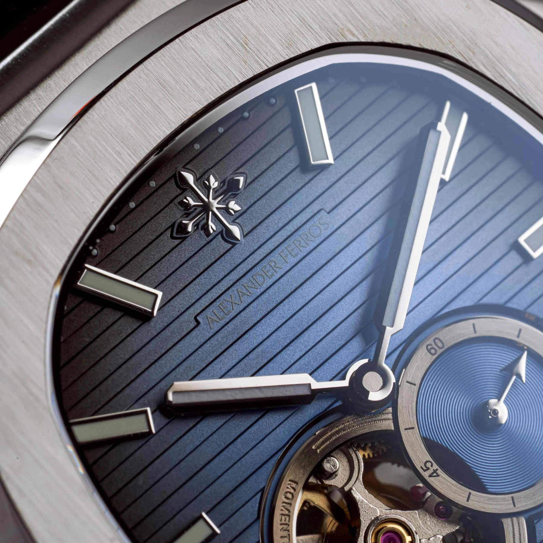 Đồng Hồ 6312S/05 Navy Silver 40mm - Alexander Ferros