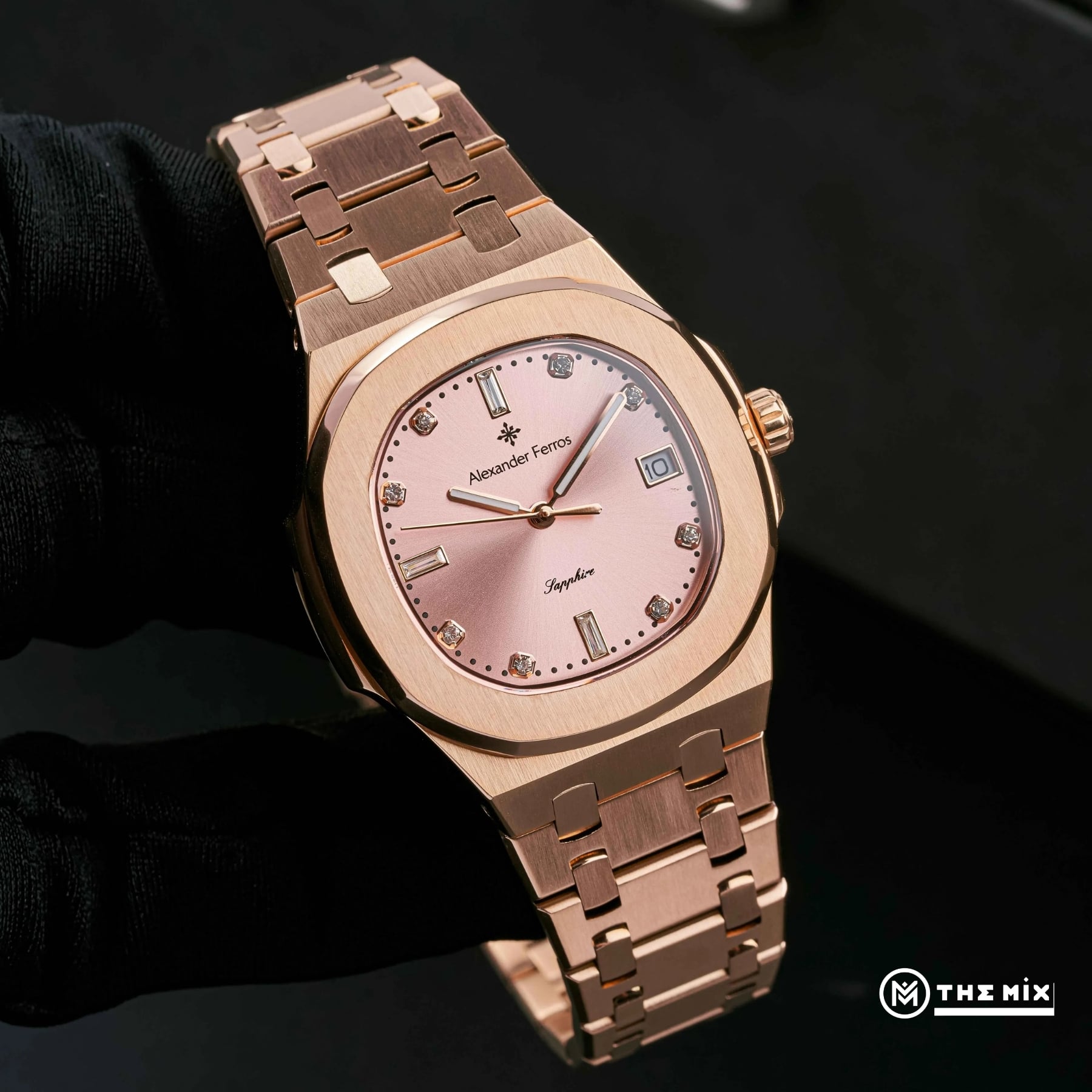 Đồng Hồ Alexander Ferros 6152R/16 - 33mm - Guilloché Flamingo Gold