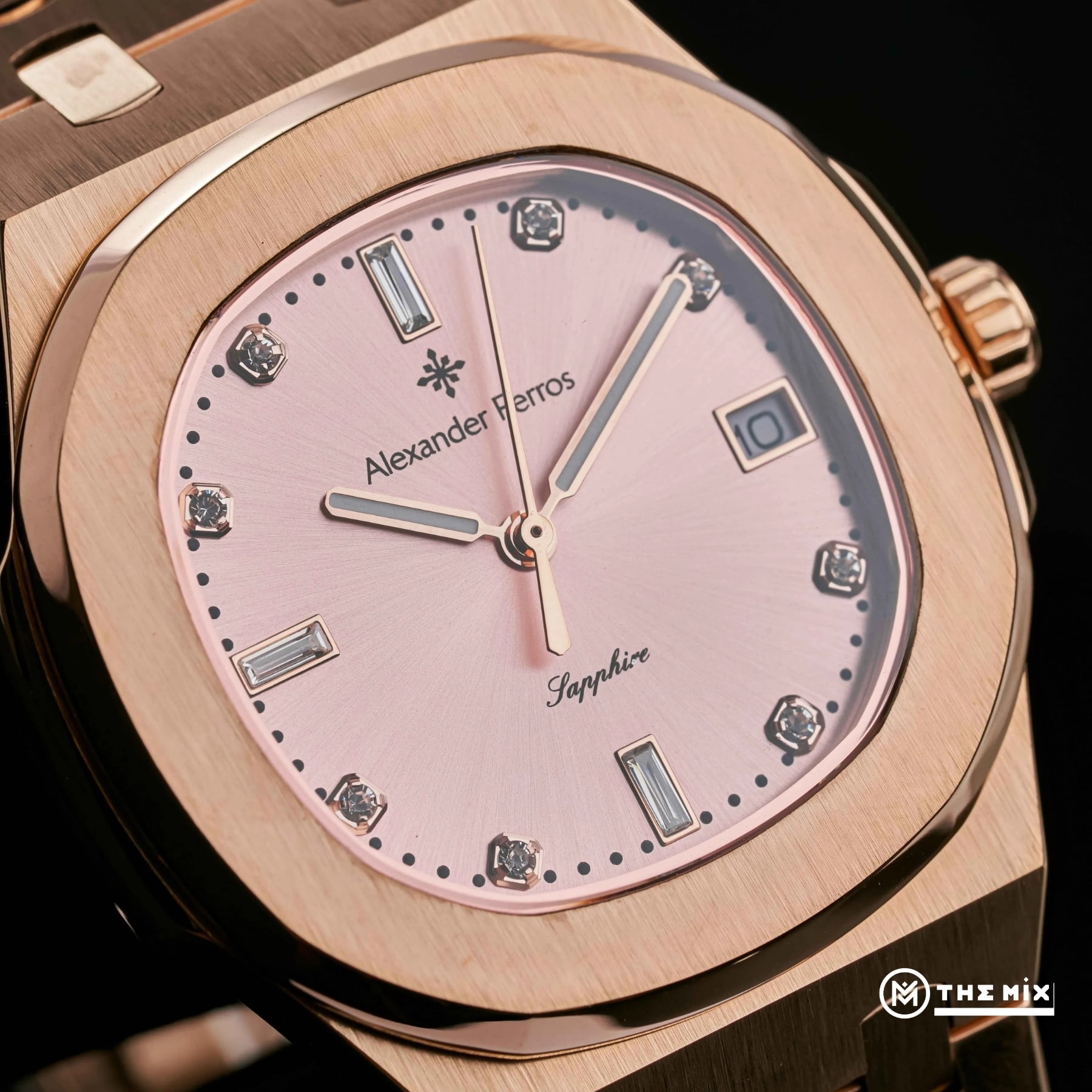 Đồng Hồ Alexander Ferros 6152R/16 - 33mm - Guilloché Flamingo Gold