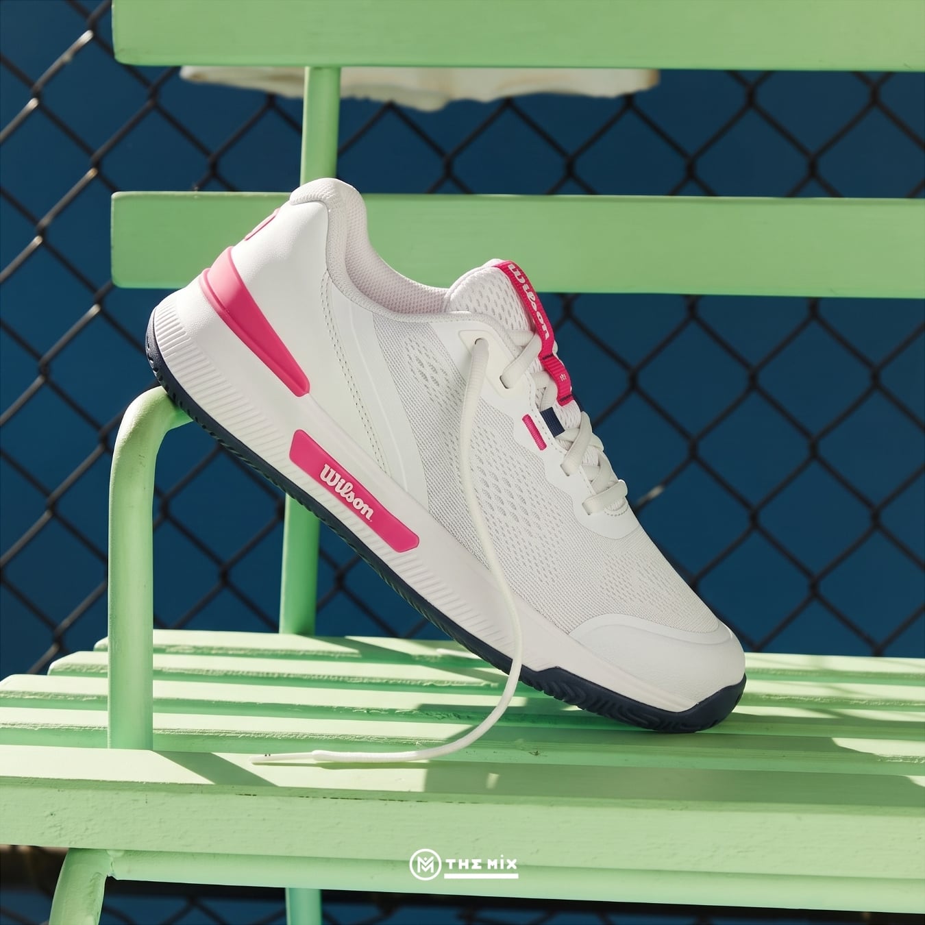 Wilson Intrigue Pro Bright White, Wilson WRS00766001, giày pickleball Wilson, giày pickleball nữ Wilson, giày Wilson chính hãng, Wilson Intrigue Pro, Duralast, Bio-Based Foam, giày court nữ Wilson