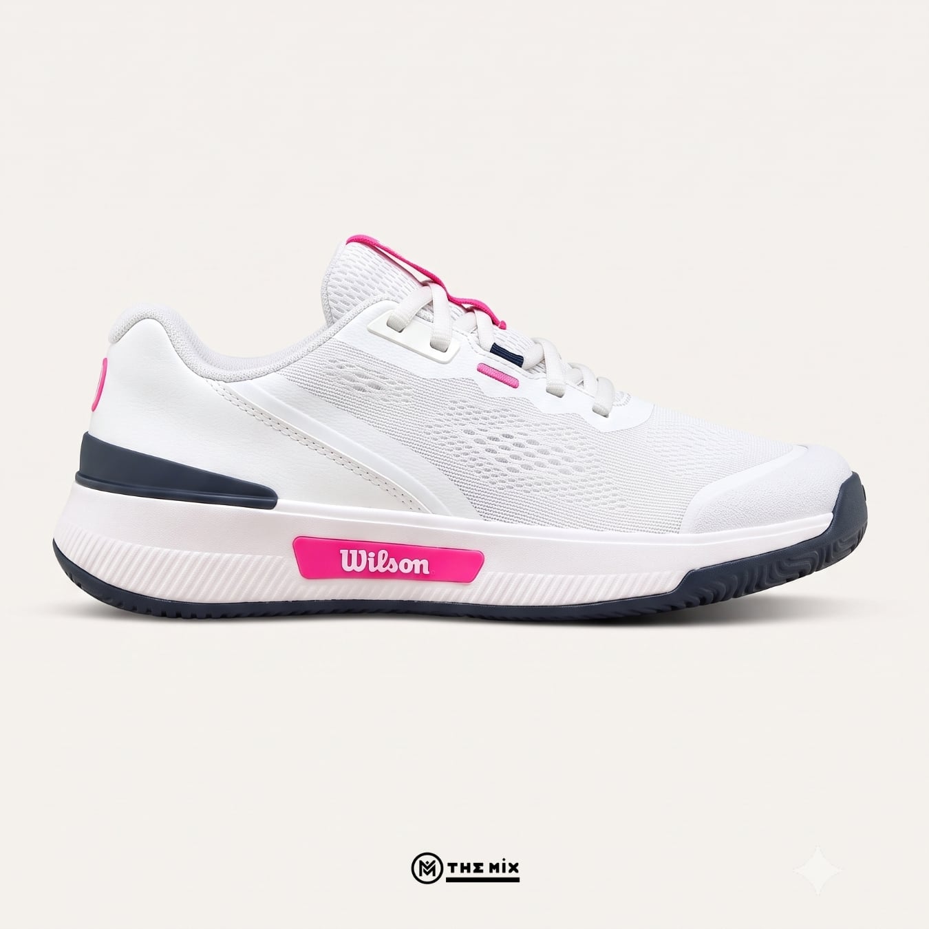 Wilson Intrigue Pro Bright White, Wilson WRS00766001, giày pickleball Wilson, giày pickleball nữ Wilson, giày Wilson chính hãng, Wilson Intrigue Pro, Duralast, Bio-Based Foam, giày court nữ Wilson