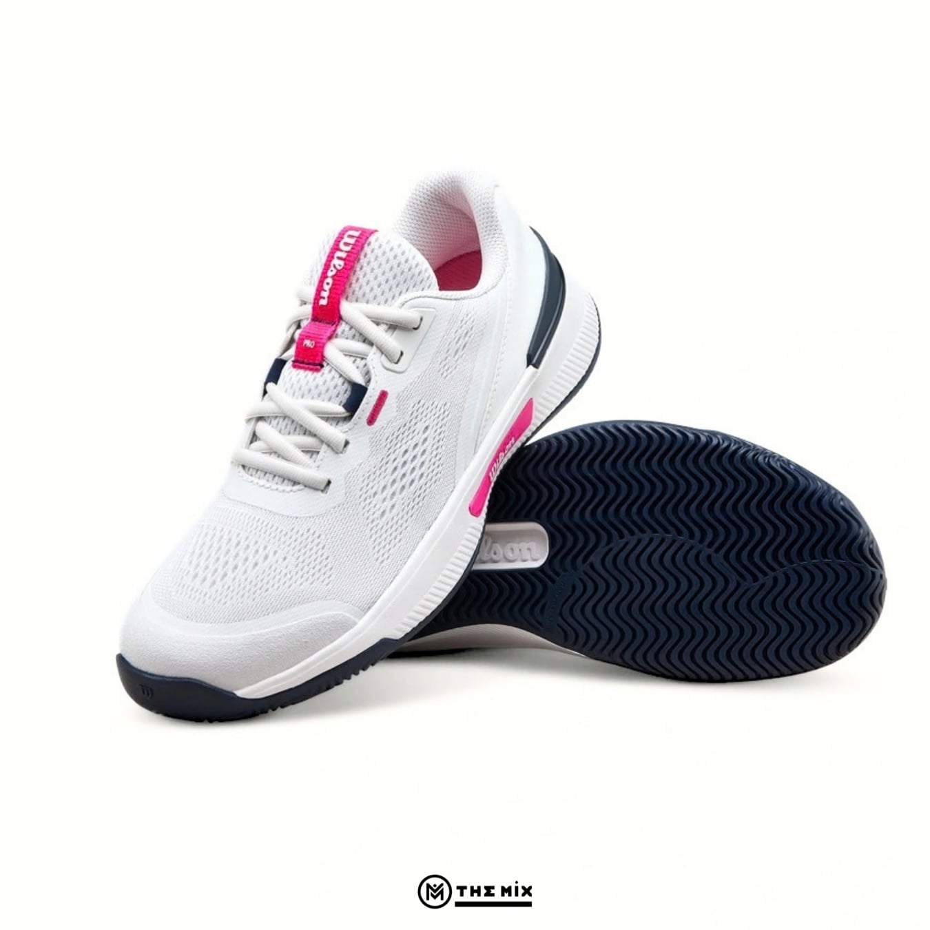 Wilson Intrigue Pro Bright White, Wilson WRS00766001, giày pickleball Wilson, giày pickleball nữ Wilson, giày Wilson chính hãng, Wilson Intrigue Pro, Duralast, Bio-Based Foam, giày court nữ Wilson