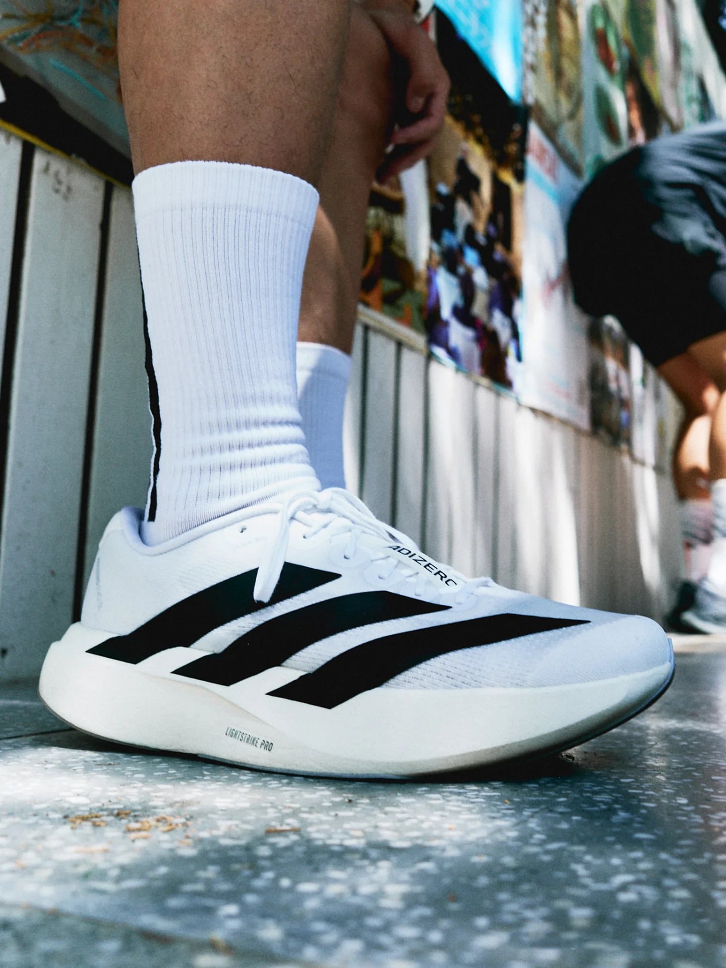 Hàng Chính Hãng - adidas Adizero EVO SL White - JH6206