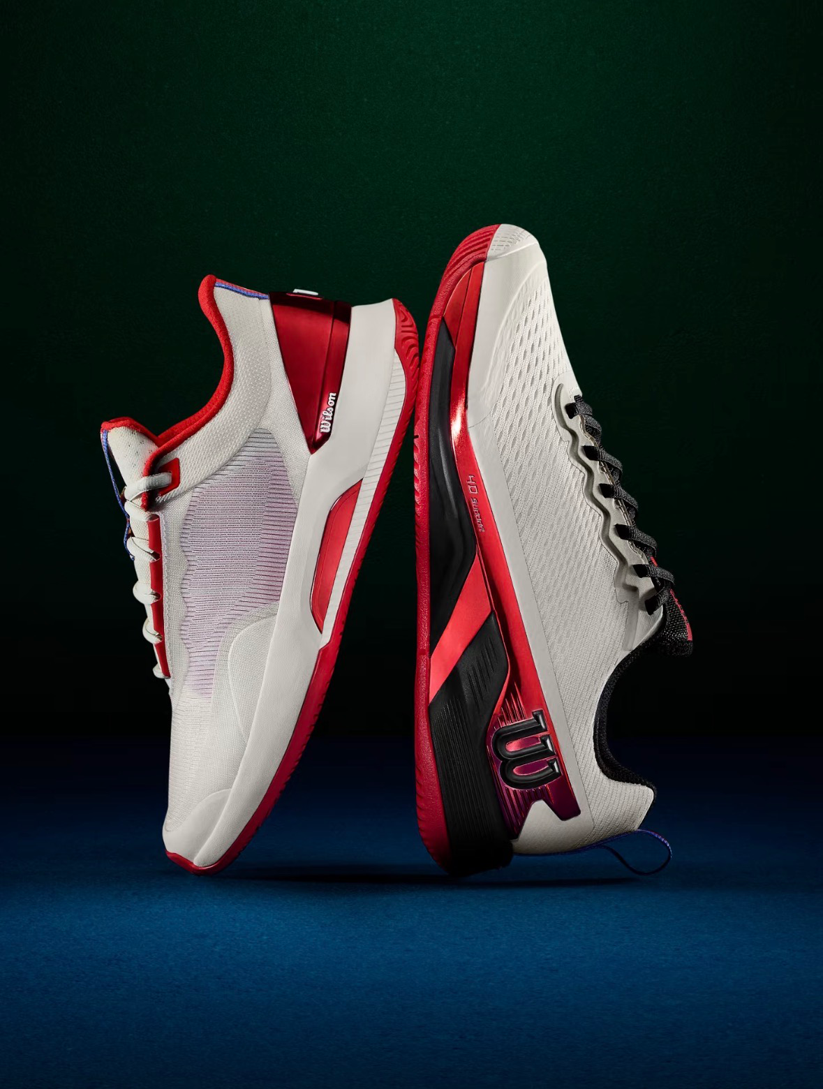 Wilson Rush Pro 4.5 USO Tofu Infrared Black - WRS336670 Chính Hãng - The Mix Giày Pickleball Chính Hãng