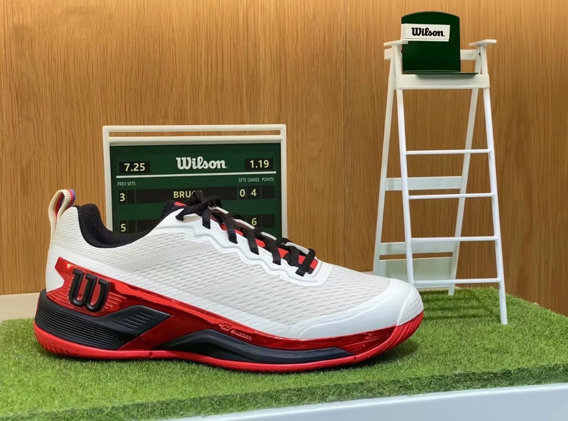 Wilson Rush Pro 4.5 USO Tofu Infrared Black - WRS336670 Chính Hãng - The Mix Giày Pickleball Chính Hãng