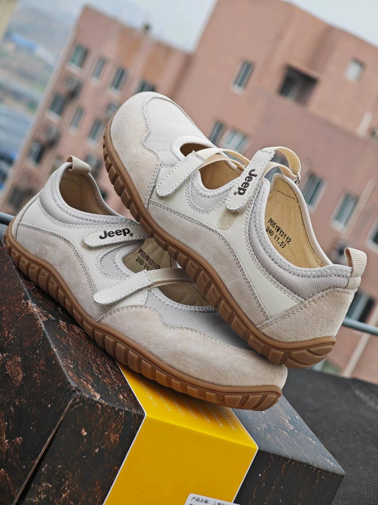 Jeep Outdoor Low Top Grey - P651W13112-005 - Chính Hãng