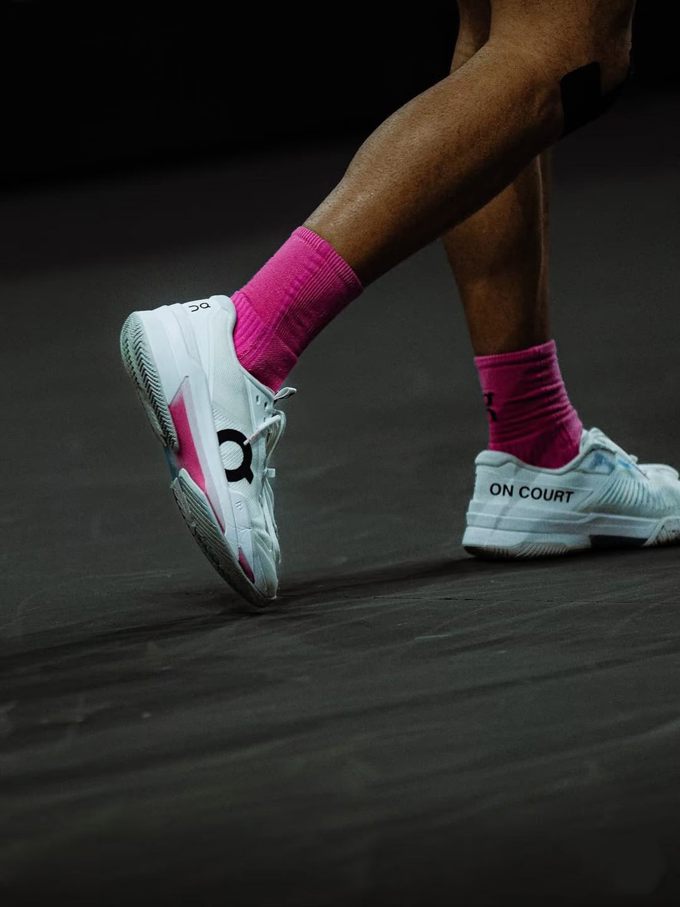 Giày Pickleball On The Roger Pro Fire “White Pink” - 3MF30102626