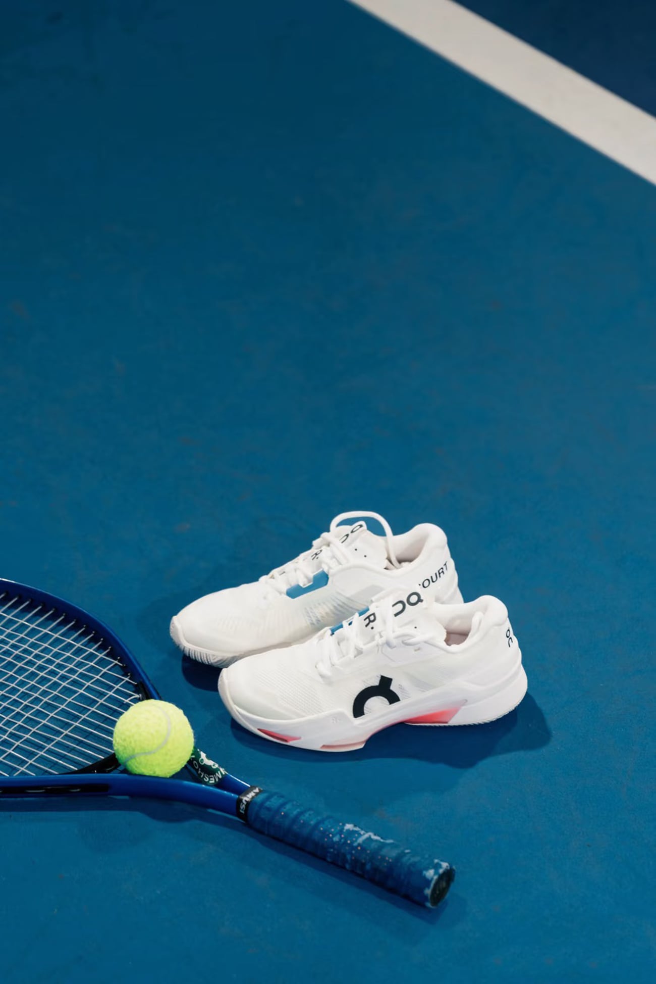 Giày Pickleball On The Roger Pro Fire “White Pink” - 3MF30102626