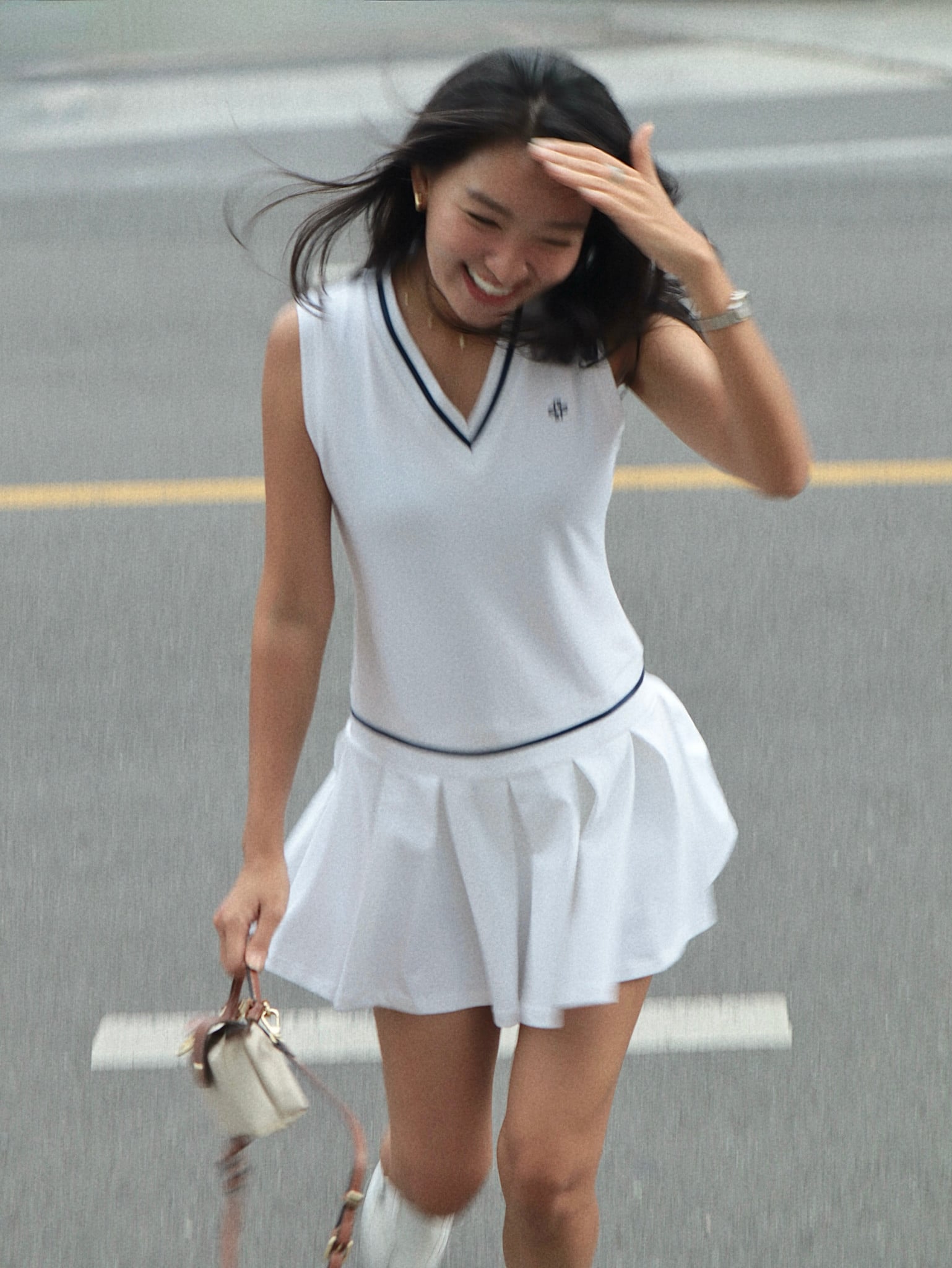 Set Đầm thể thao Ivy Dress - Trắng PicknMix