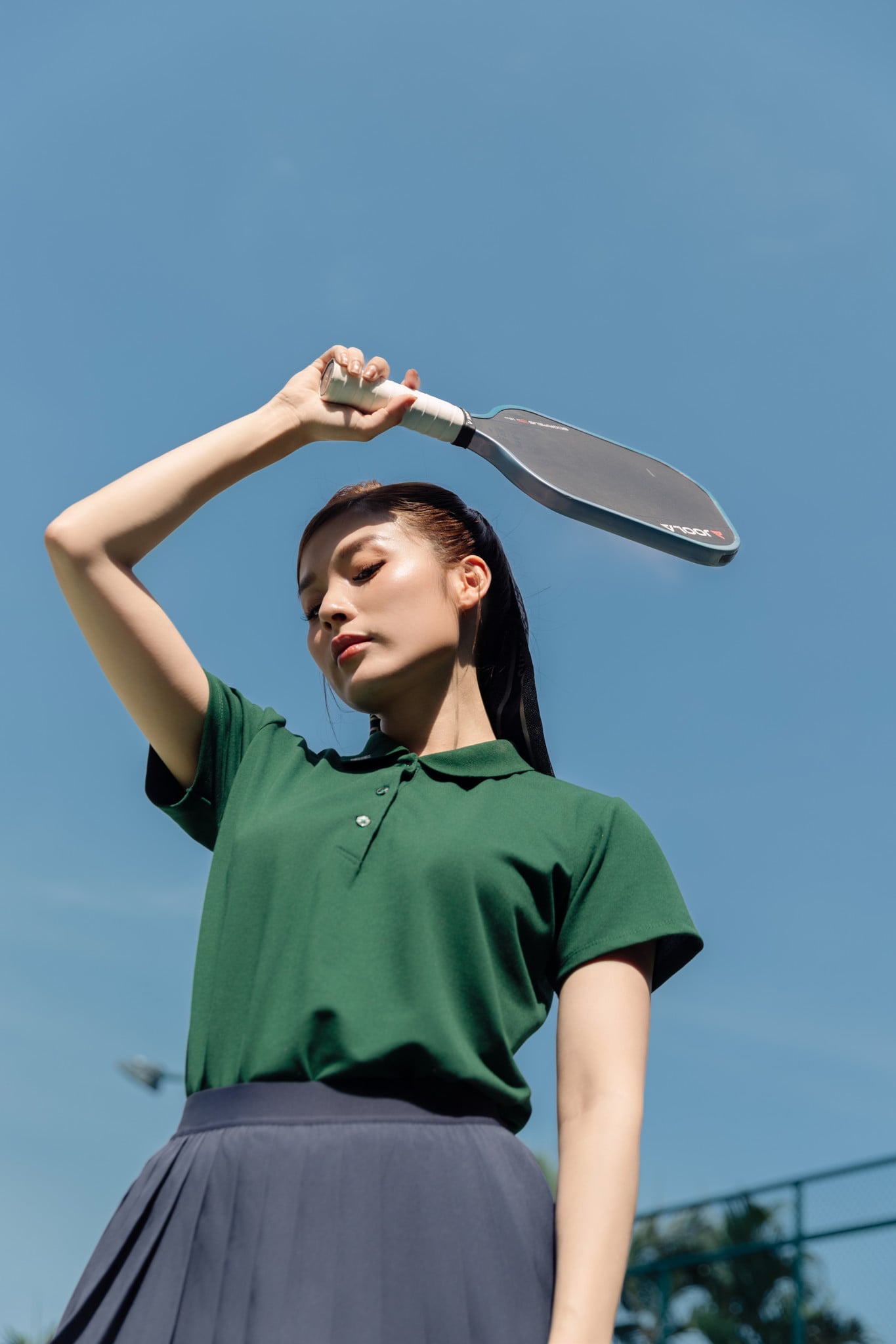 PicknMix - Chân Váy Pleated Skirt Xếp Ly Nhỏ - Xanh Navy