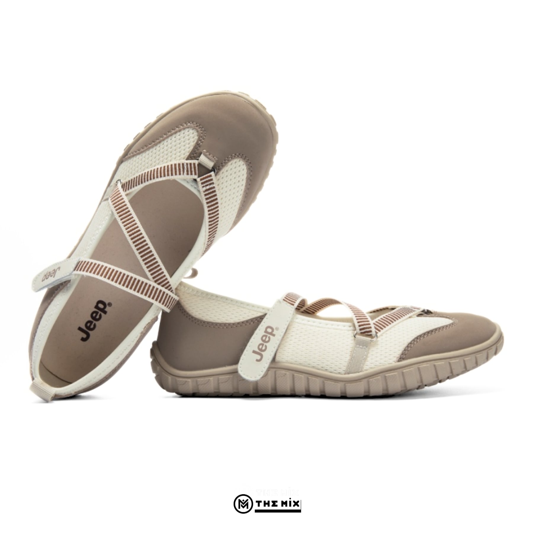 Jeep Mary Jane Outdoor Low Top Begie Cream - P651W131112