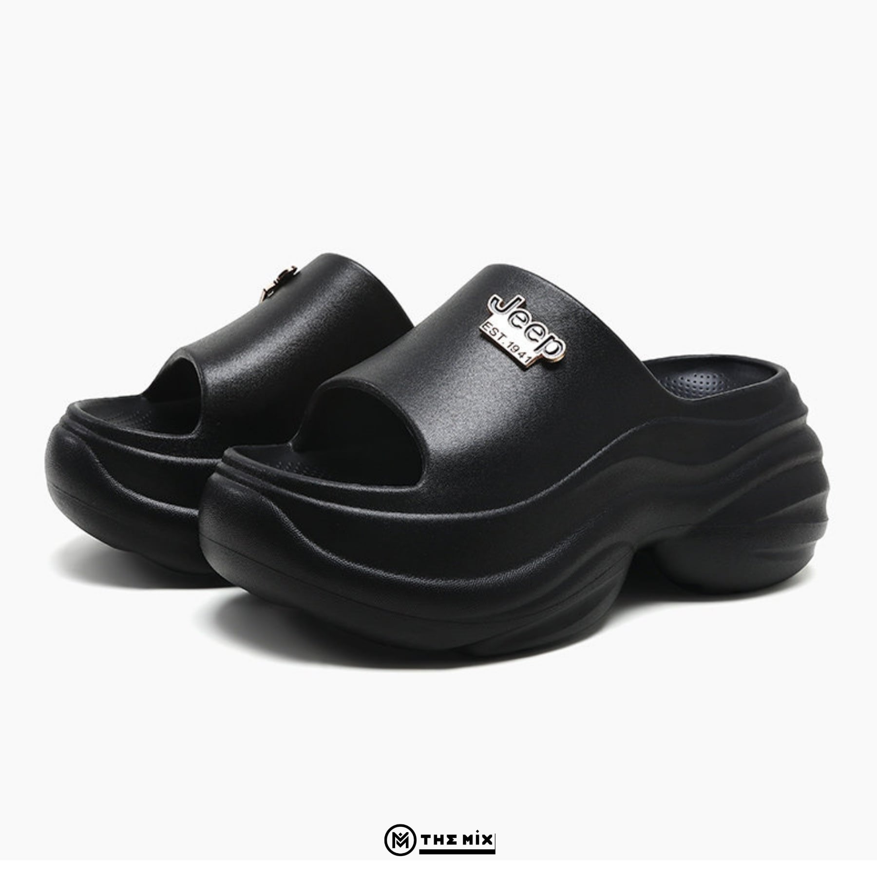 Jeep Mule Eva Foam 8cm Champs - Đen