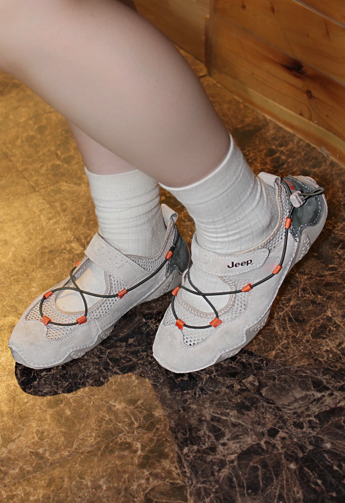 Jeep Outdoor Mary Jane Grey Orange - PX241WAS9321