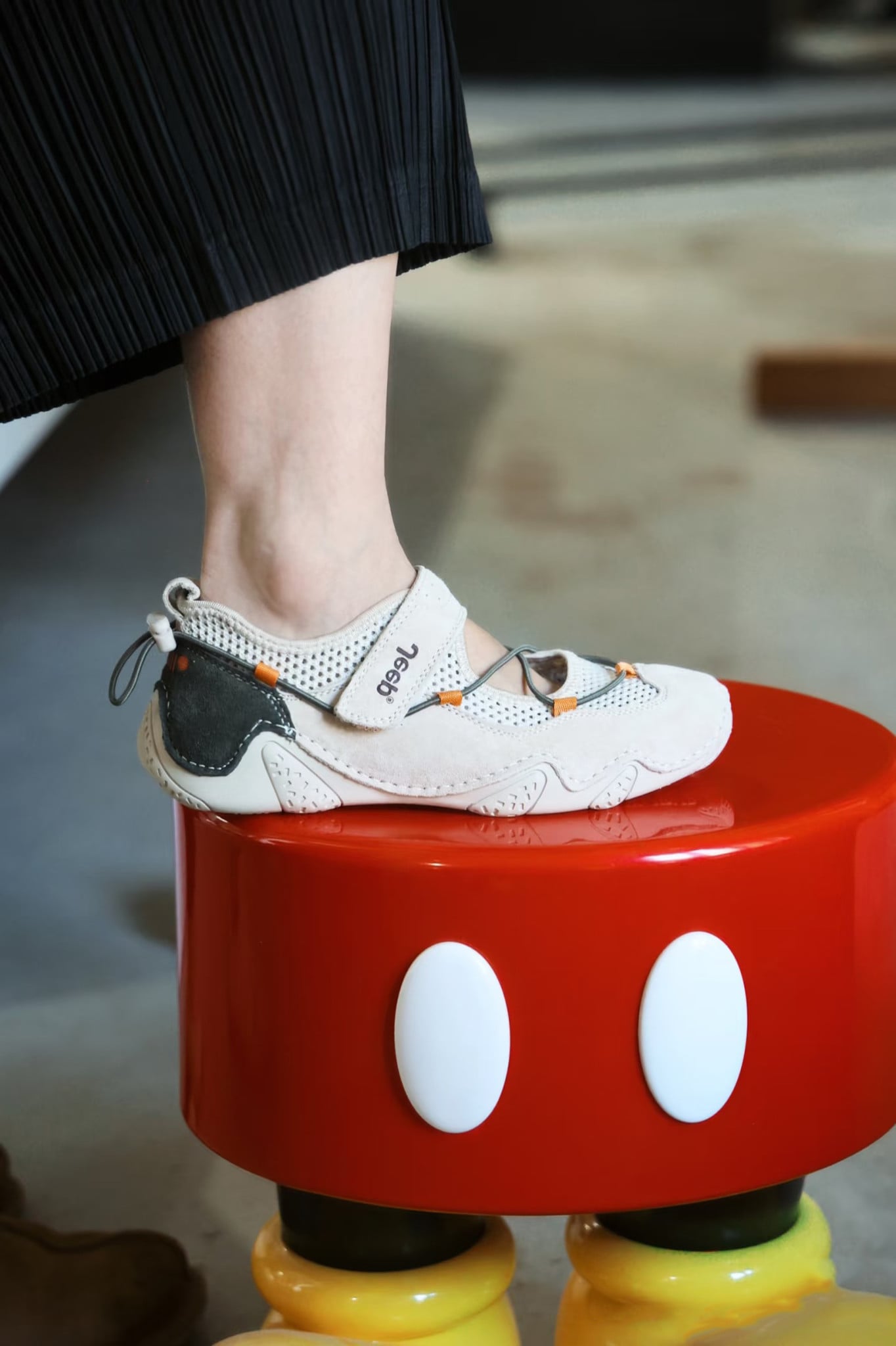 Jeep Outdoor Mary Jane Grey Orange - PX241WAS9321