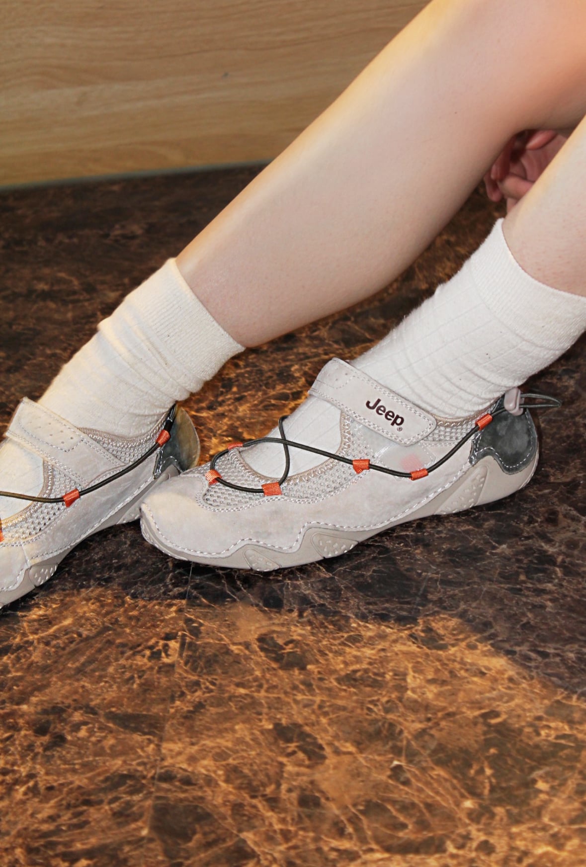 Jeep Outdoor Mary Jane Grey Orange - PX241WAS9321